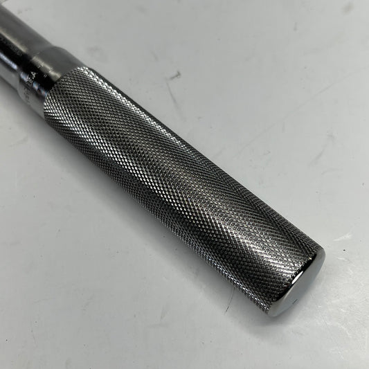 SNAP ON Handle W/ Locking Button Knurled 36" - 15/16 End Chrome L872RM (As-Is)