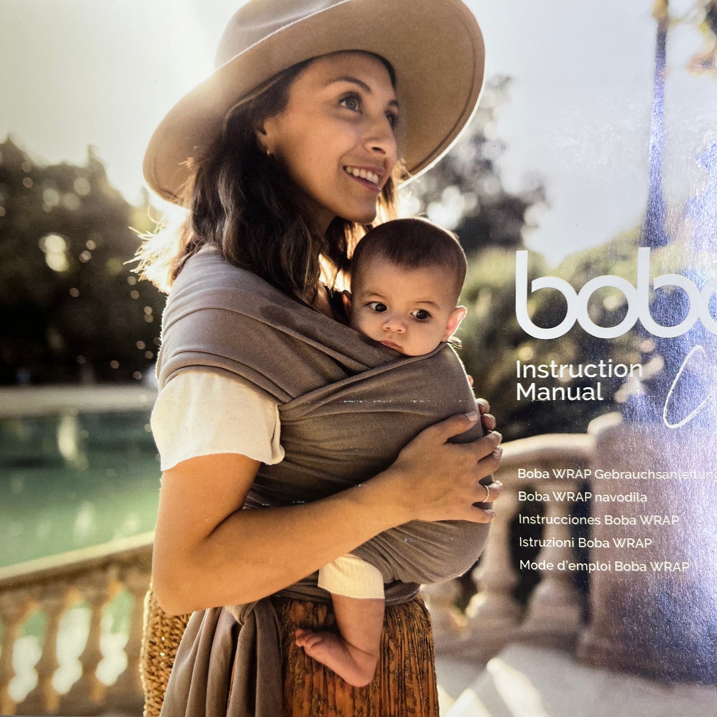 ZA@ BOBA Wrap Baby Carrier for 7-35 lbs / 0-18 Months  Navy Blue BW1-008-NAVY D