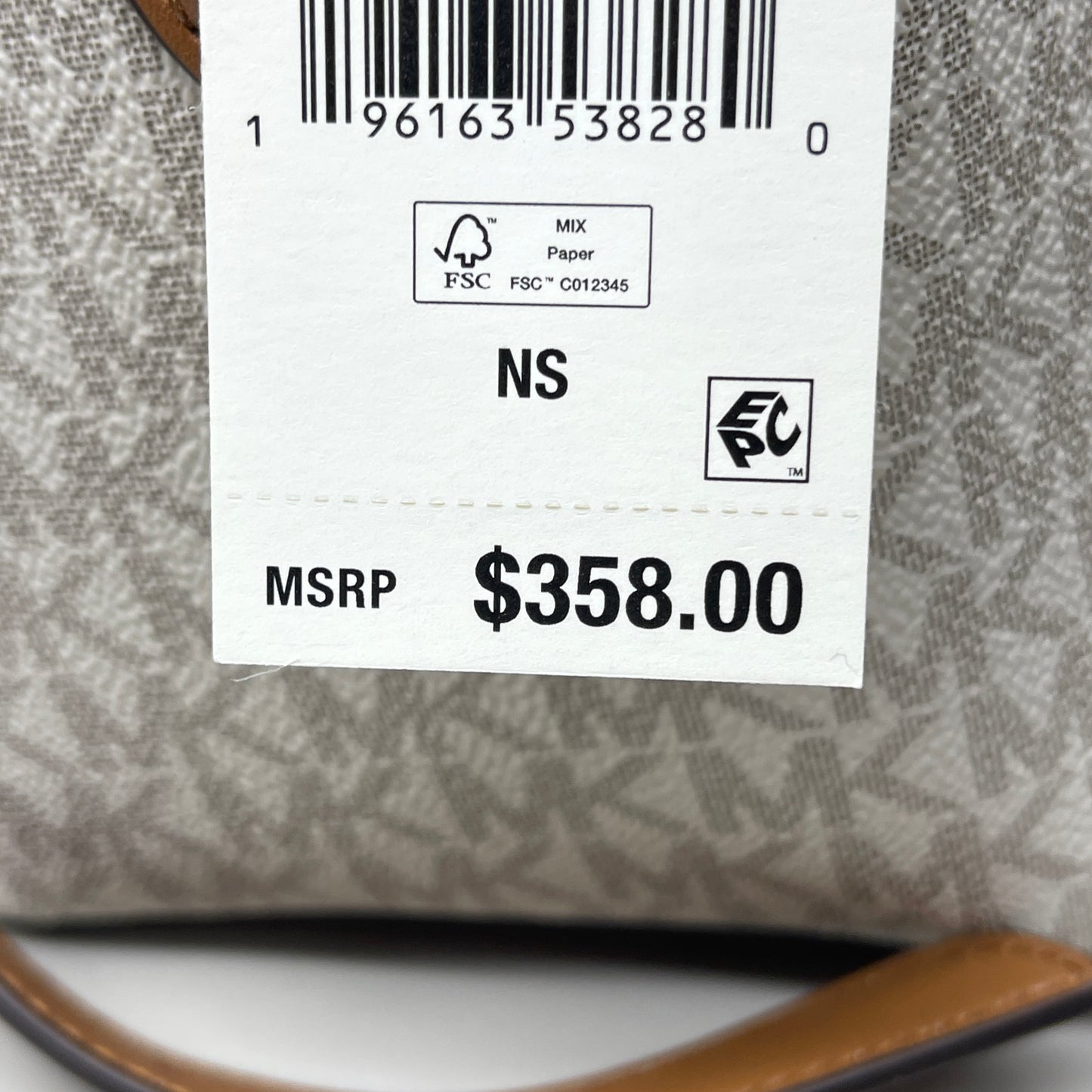 MICHAEL KORS Valerie Backpack Purse Vanilla / Acorn 38F2G9VB2B