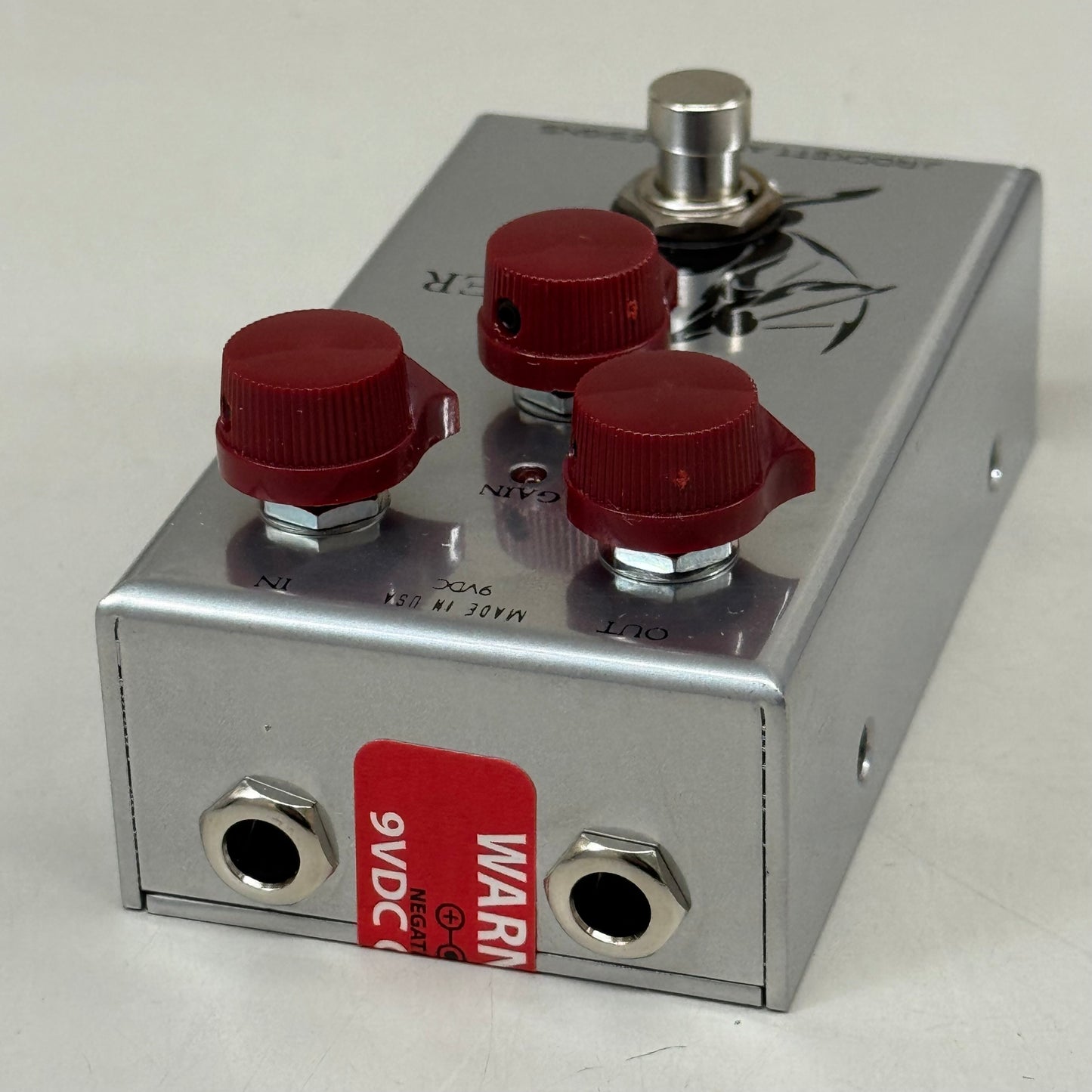 J.ROCKET AUDIO DESIGNS Archer Overdrive Boost OD Guitar Effects Pedal 5"L x 3"W x 7"H Silver AR010293