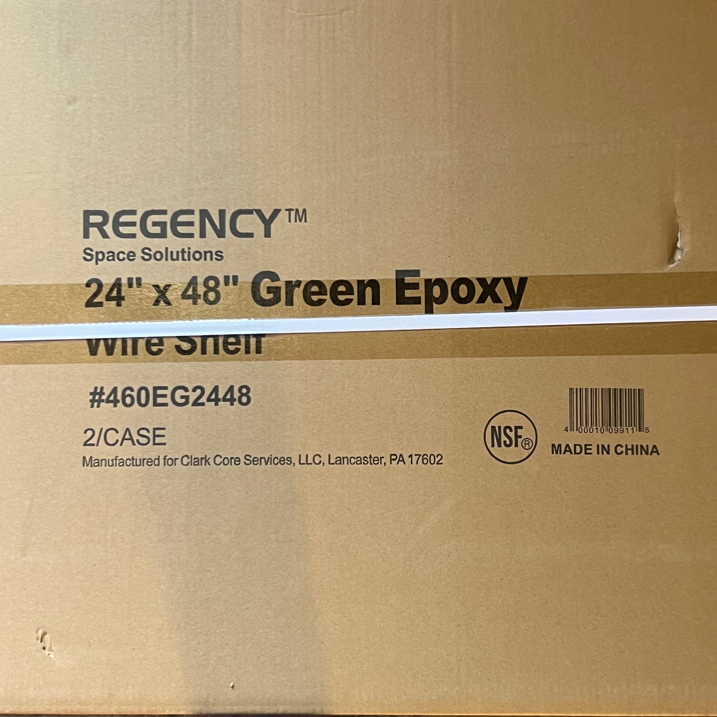 ZA@ Pallet of REGENCY Epoxy Wire Shelf