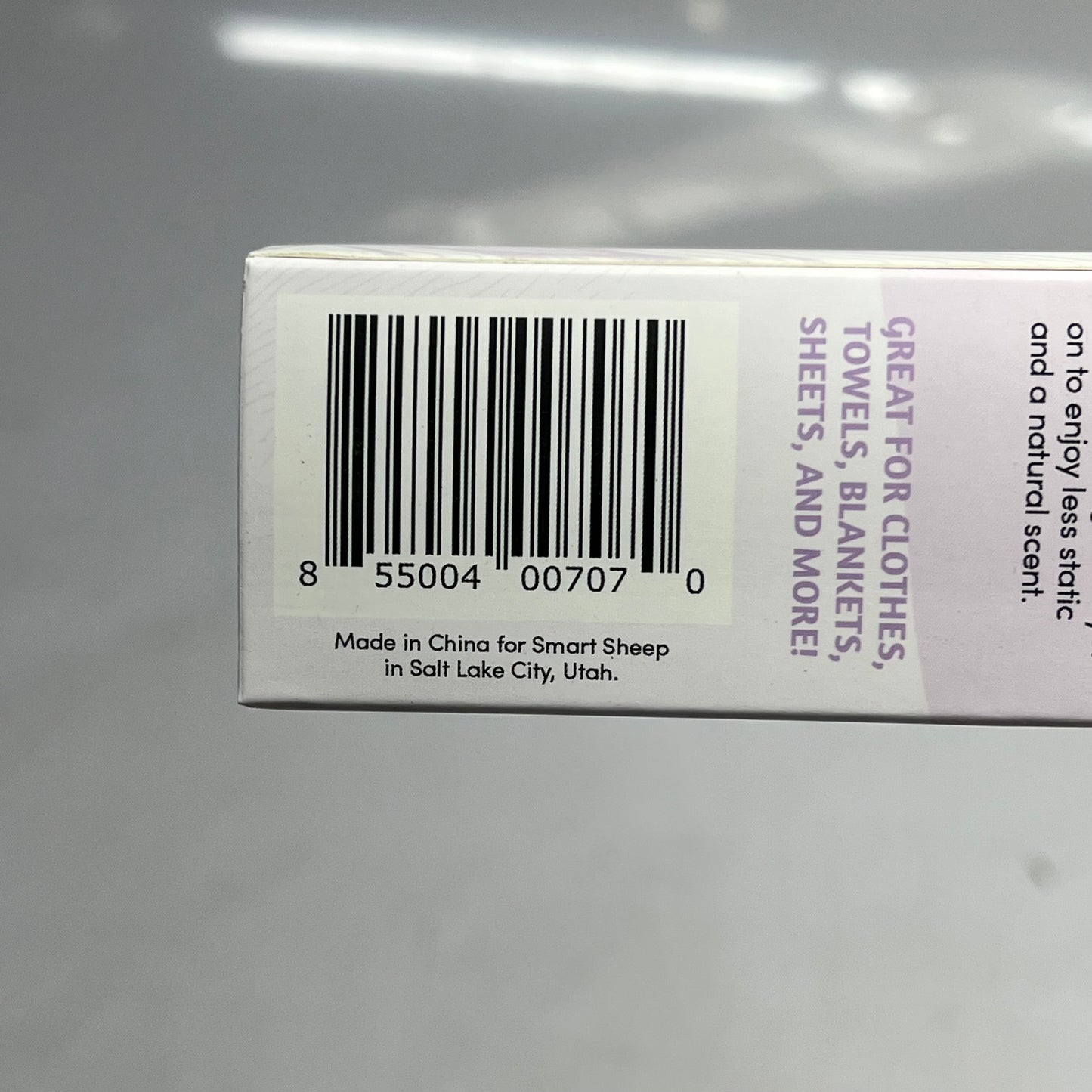 SMART SHEEP (2 PACK) Anti-Static Lavender Scent Spray W/ Essential Oils 4 fl oz