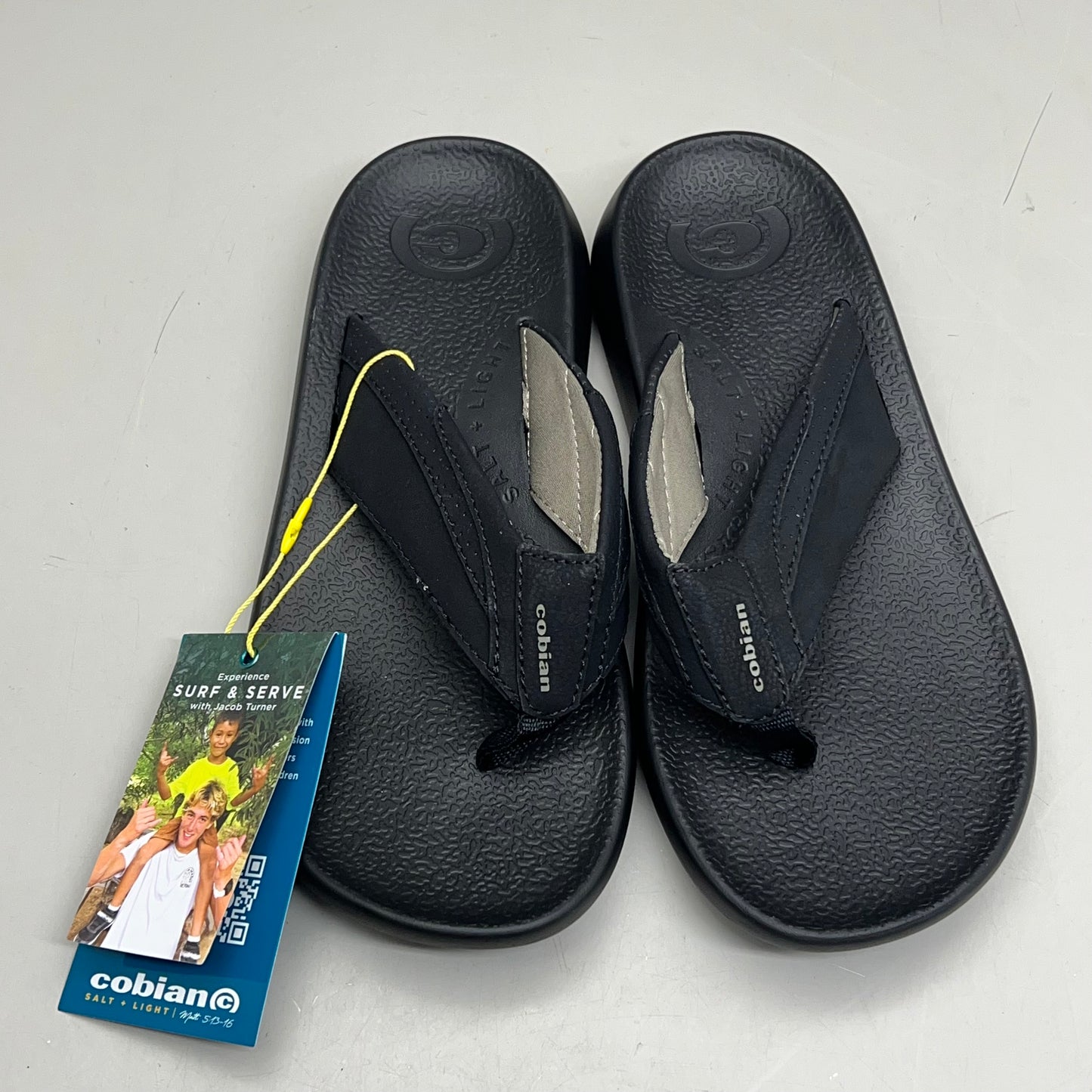 COBIAN Compass Synthetic Leather Strap Men's Sz 10, EU 43 Black COM25-001-10