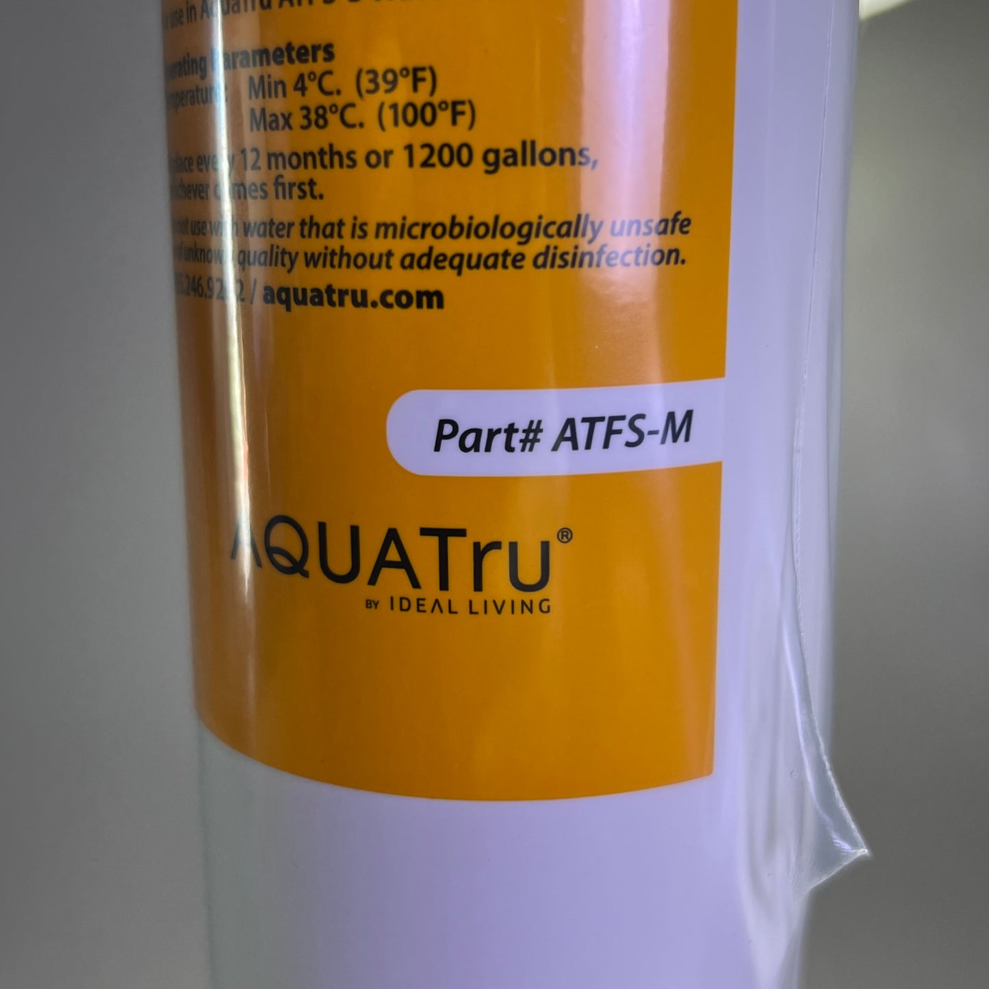 AQUATRU Advanced 7-Stage Purification 120V 50PSI, White & Black ATFS-3-W