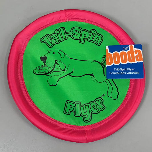 ZA@ BOODA Flexible & Durable Tail Spin Flyer Big Daddy 12" Pink/Green 07012 B