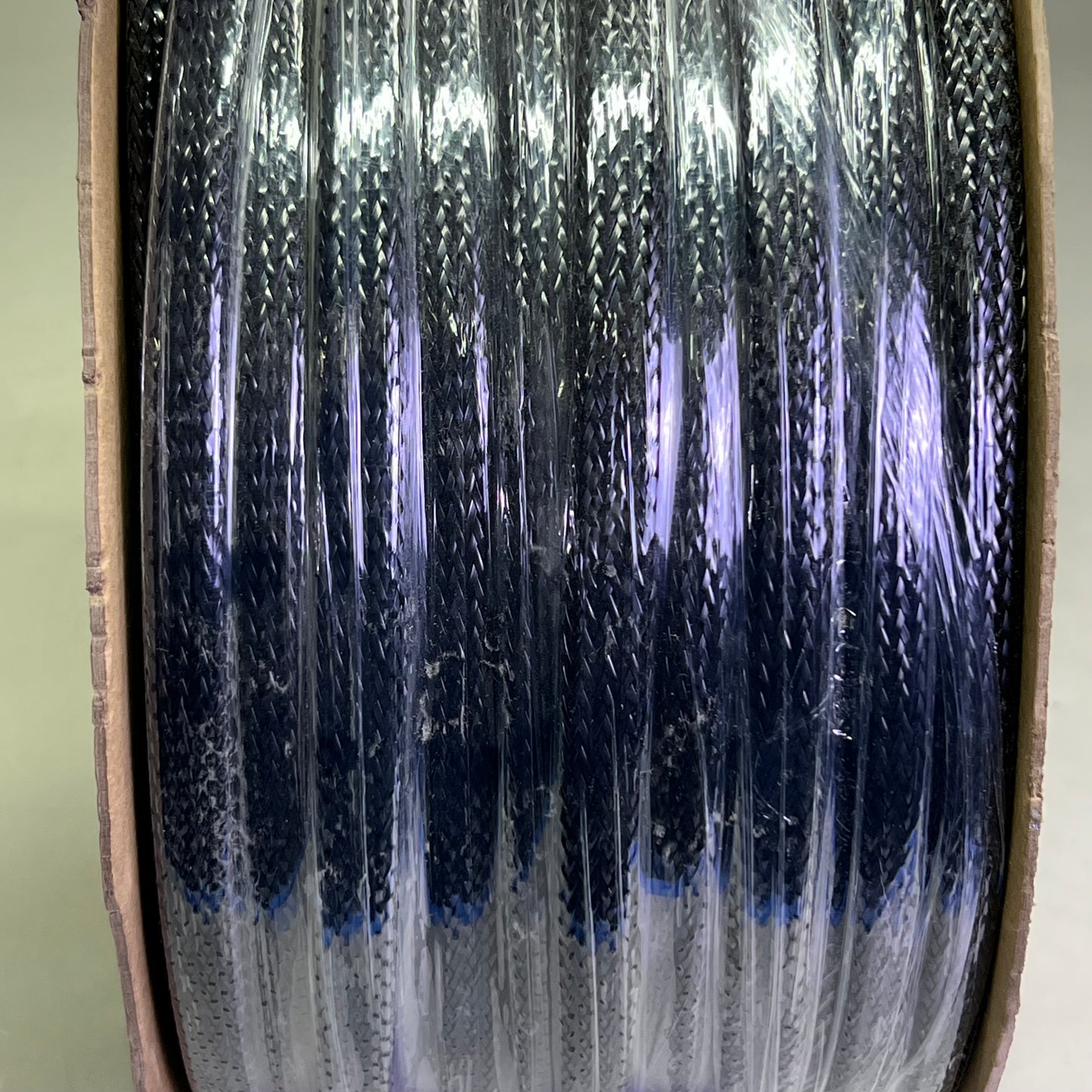 GORILLA Flat Filament Expandable Braided Sleeving Sz 500 ft x 3/4", Black