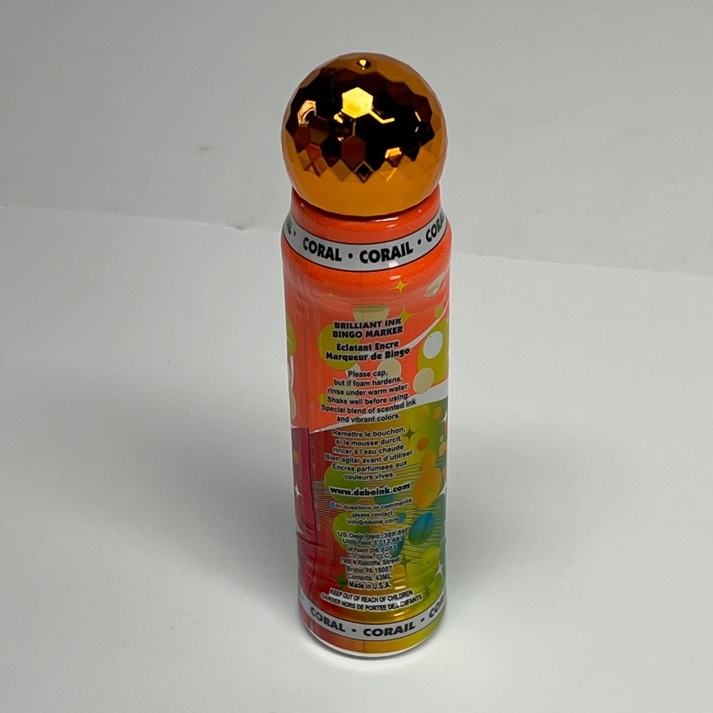 DAB O INK (12 PACK) Sunsational Bingo Marker Bright Ink 43ml/1.4 oz Coral C26