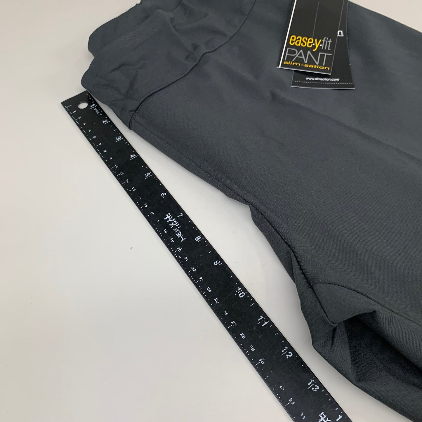 MULTIPLES Woven Ankle Pants Petite Women's Sz 16 Intgry M2623P