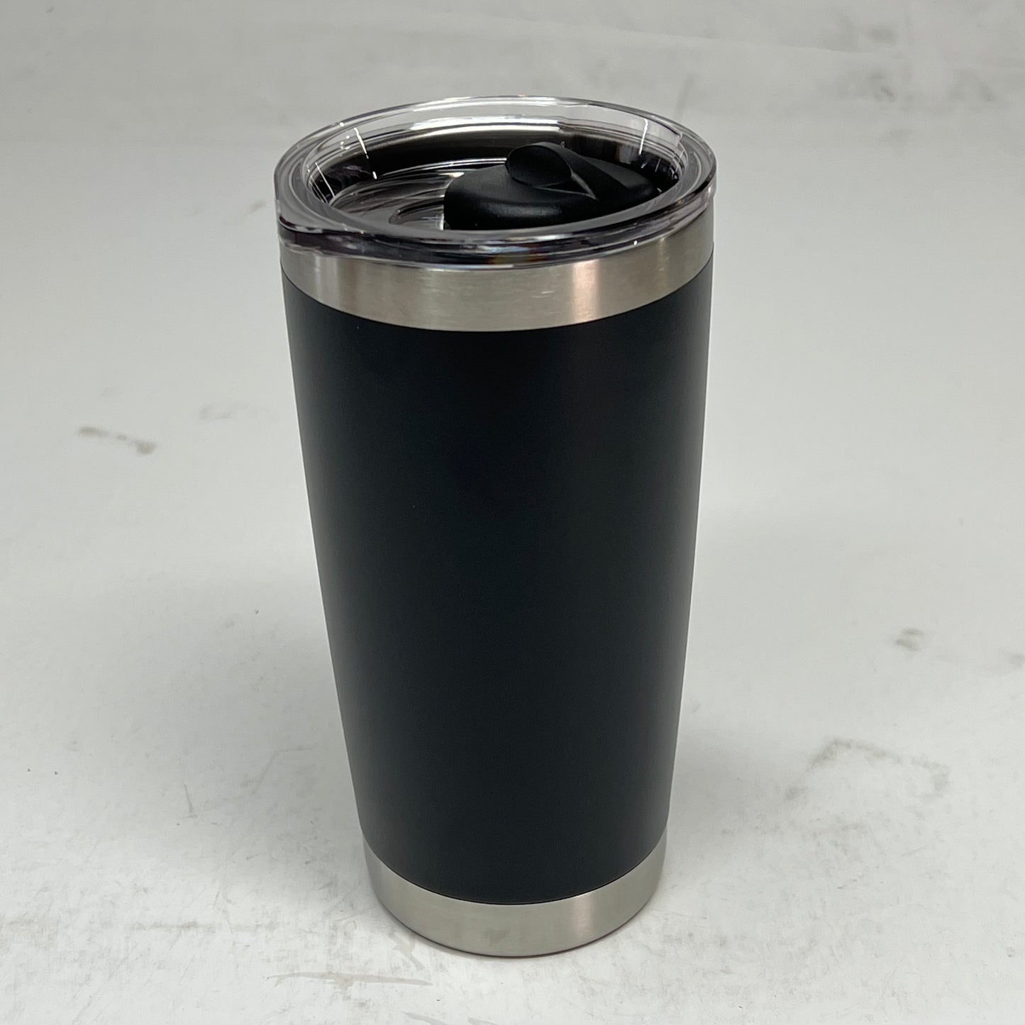 ZA@ ORCA PLUNGE Hot & Cold Beverage Tumbler W/ Logo 20oz Black (As-Is)