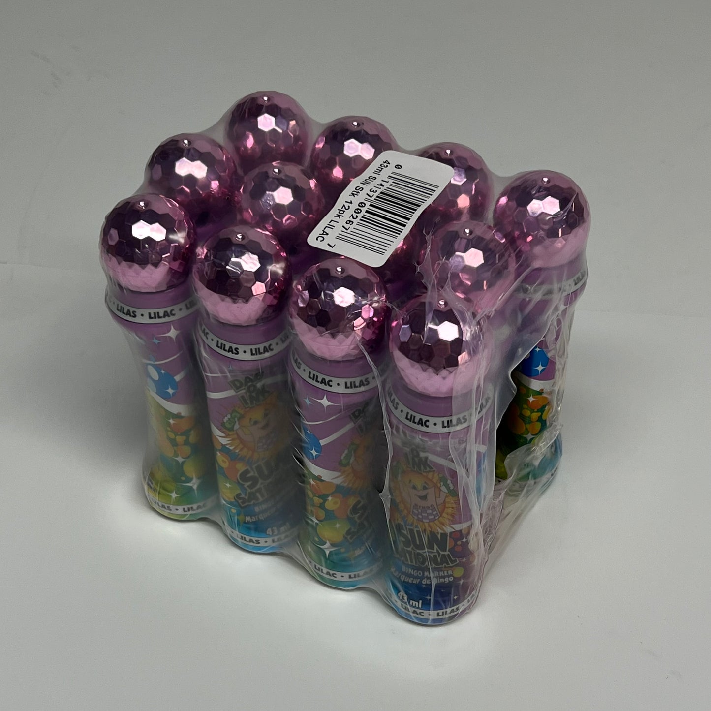 DAB O INK (12 PACK) Sunsational Bingo Marker Bright Ink 43ml/1.4 oz Lilac C26