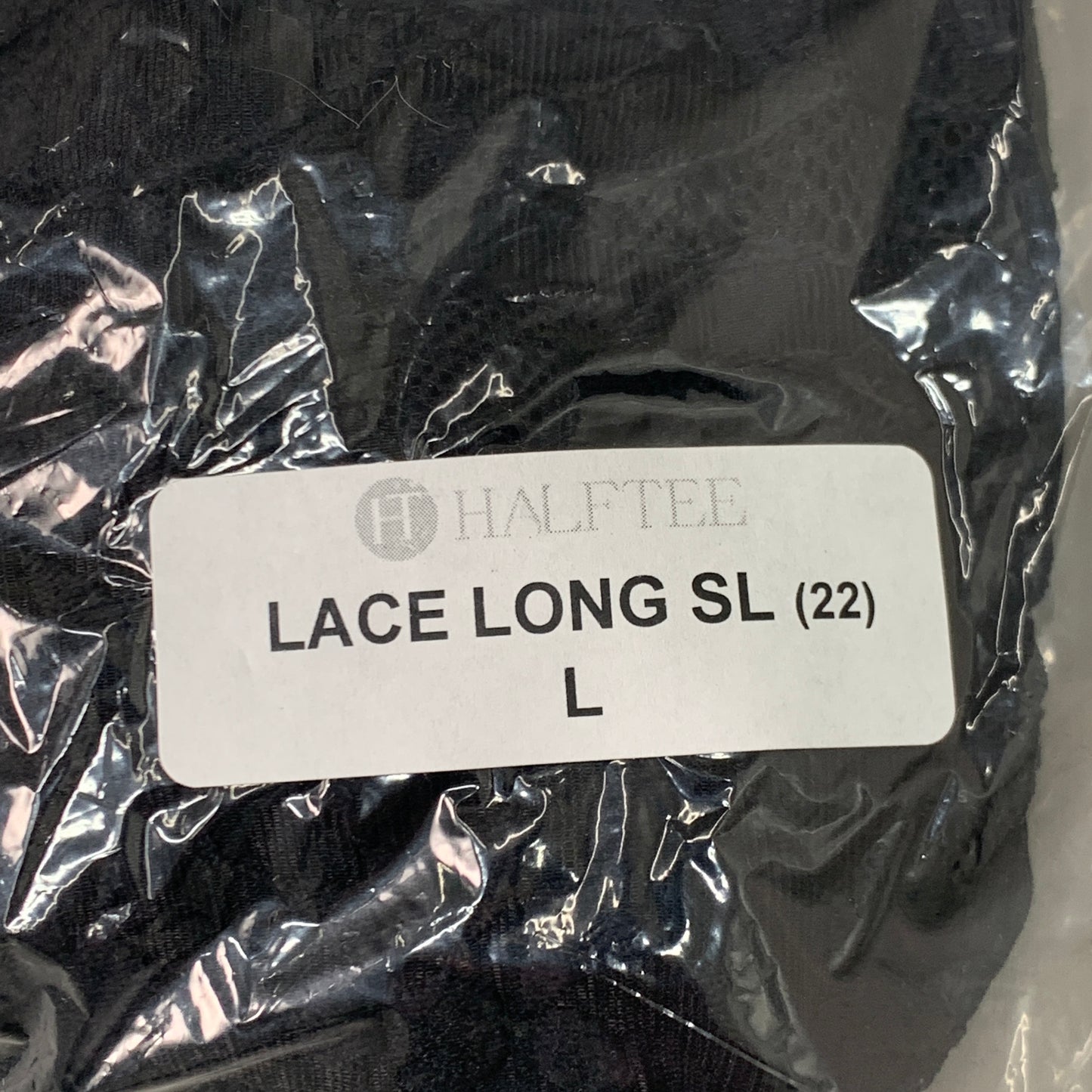 HALFTEE Full Lace Long Sleeve Nylon & Spandex Blend Floral Black L (22)