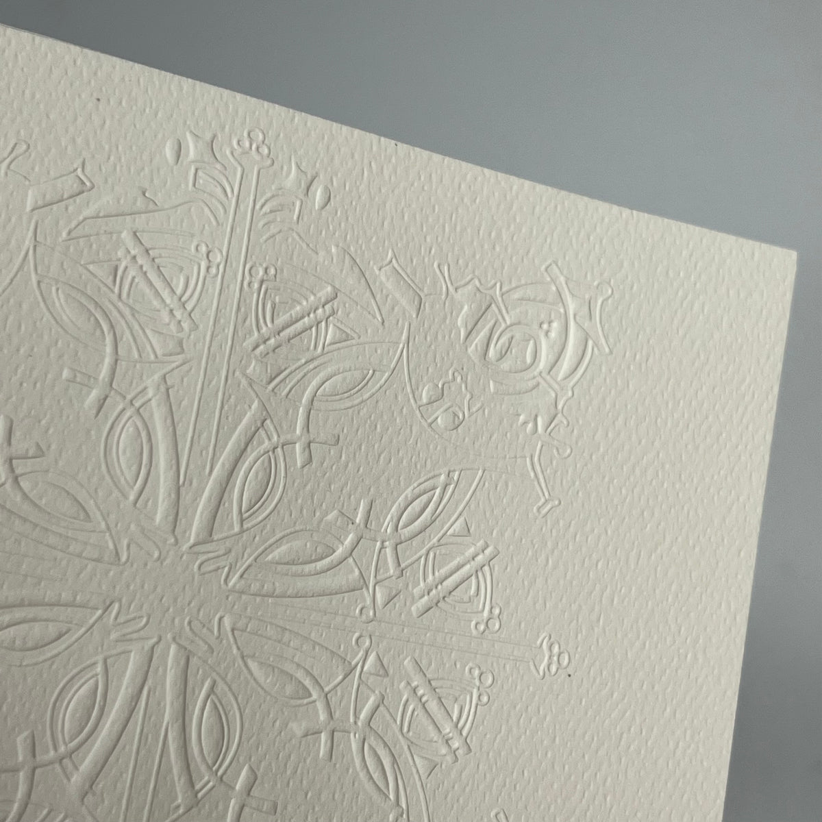POMEGRANTE (20 PACK) Louis Sullivan Designs Embossed Boxed Notecard 4x6" White
