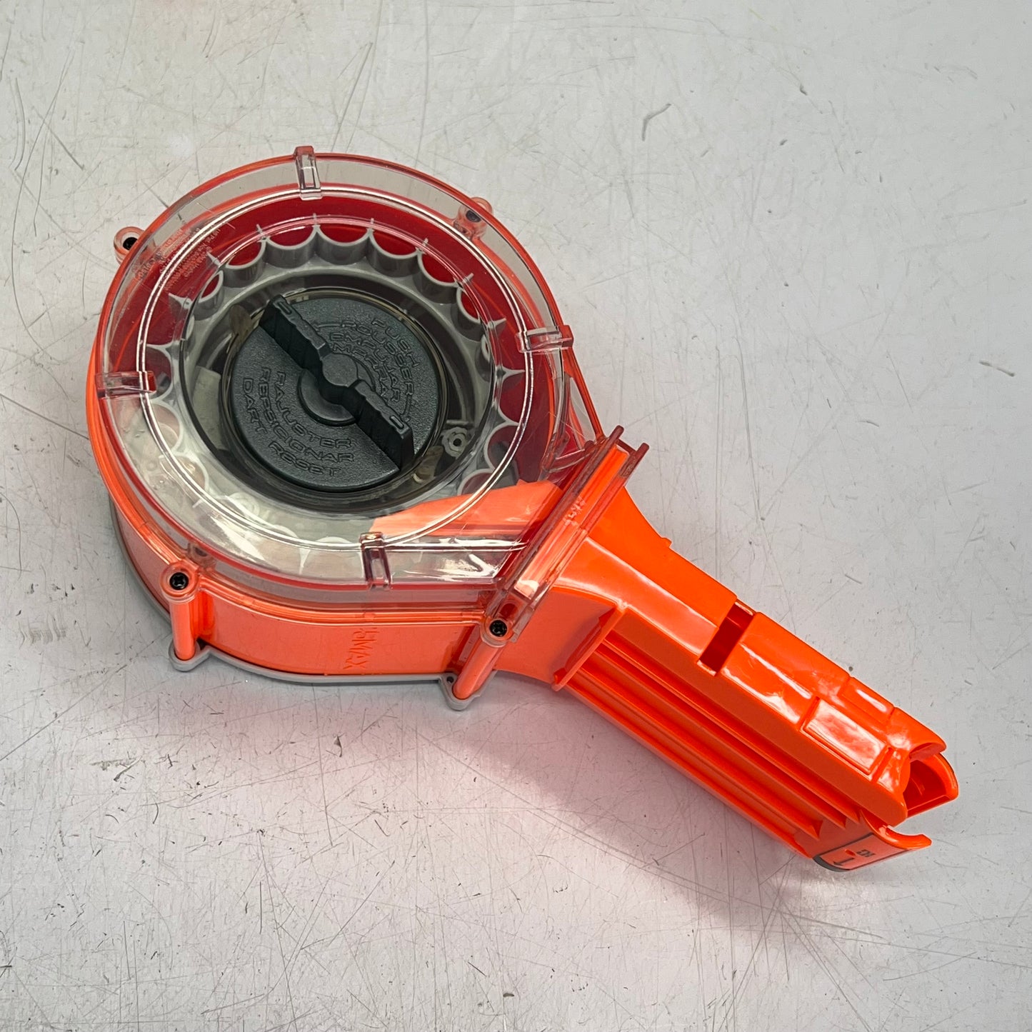 HASBRO Nerf Rampage N Strike Elite Toy Blaster 25 Dart Drum Blue/Orange 98697