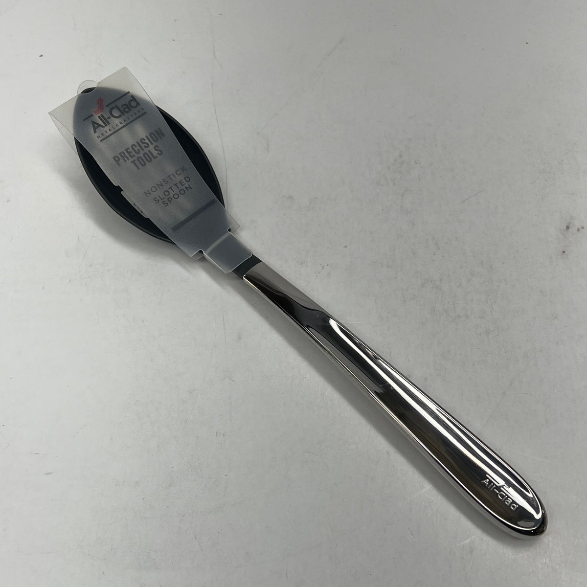 ALL CLAD Precision Nonstick Slotted Spoon Stainless Steel Handle 14"L Chrome