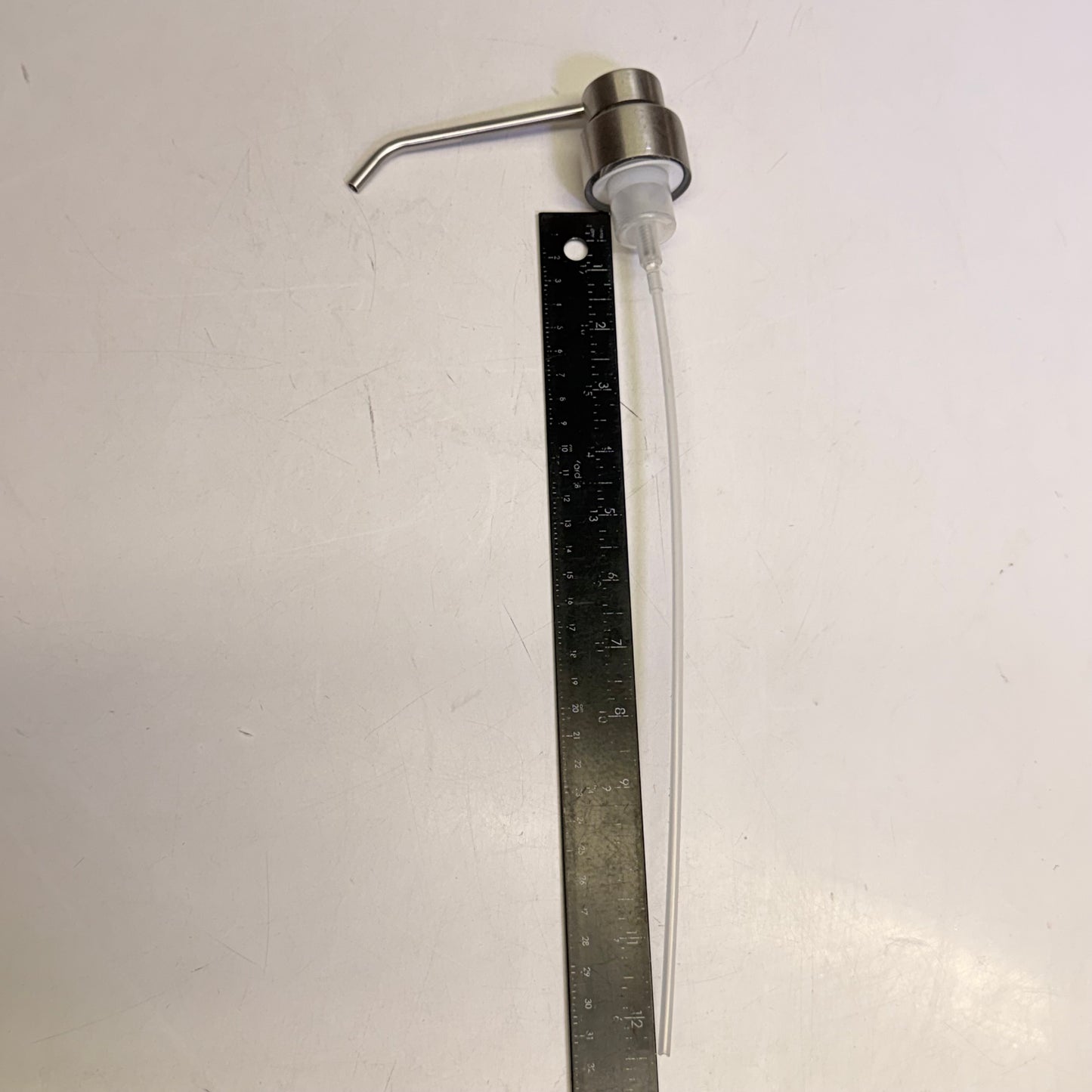 ZA@ HOME STORE (2 PACK) Elegant Flat Top Stainless Steel Nozzles For 1 Gallon Sz Nickel AS-IS