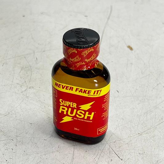 ZA@ SUPER RUSH (5 PACK) Never Fake It Nail Polish Remover in Glass Bottle  30cc A-0326
