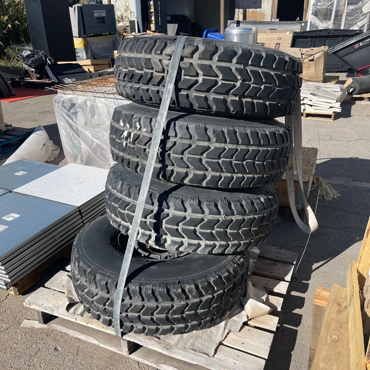 GOODYEAR (4 PACK) Wrangler MT 37x12.50R16.5LT Mud Terrain Tires