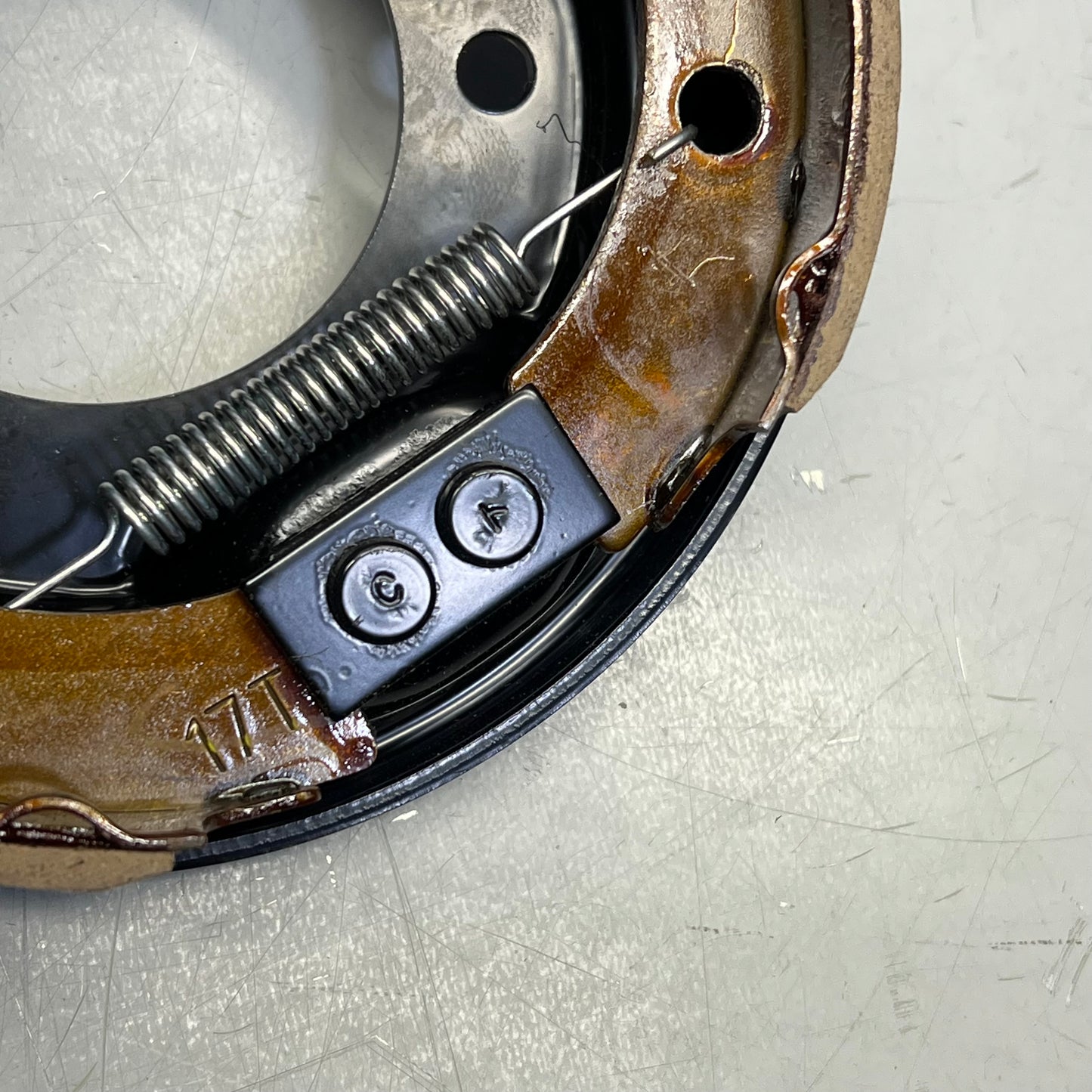 EZGO Right Rear Drum Brake Assembly 2009-25 Cable Models 160mm Dia OEM 612189