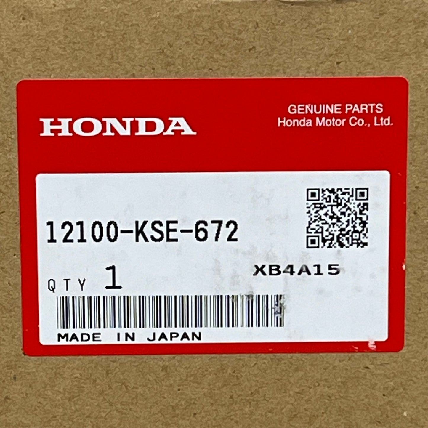 HONDA Cylinder for Motorcycle CRF150 R CRF150R CRF150RB CRF150RB OEM 12100-KSE-672