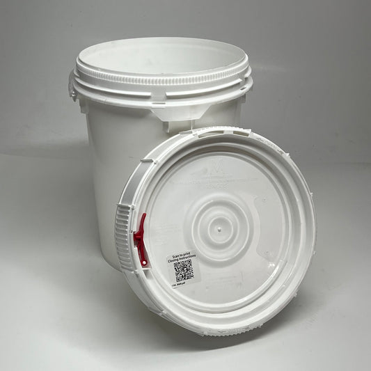 ZA@ M&M INDUSTRIES  Life Latch New Generation Bucket Air Tight Gasket Seal 5 Gal 40NGCB