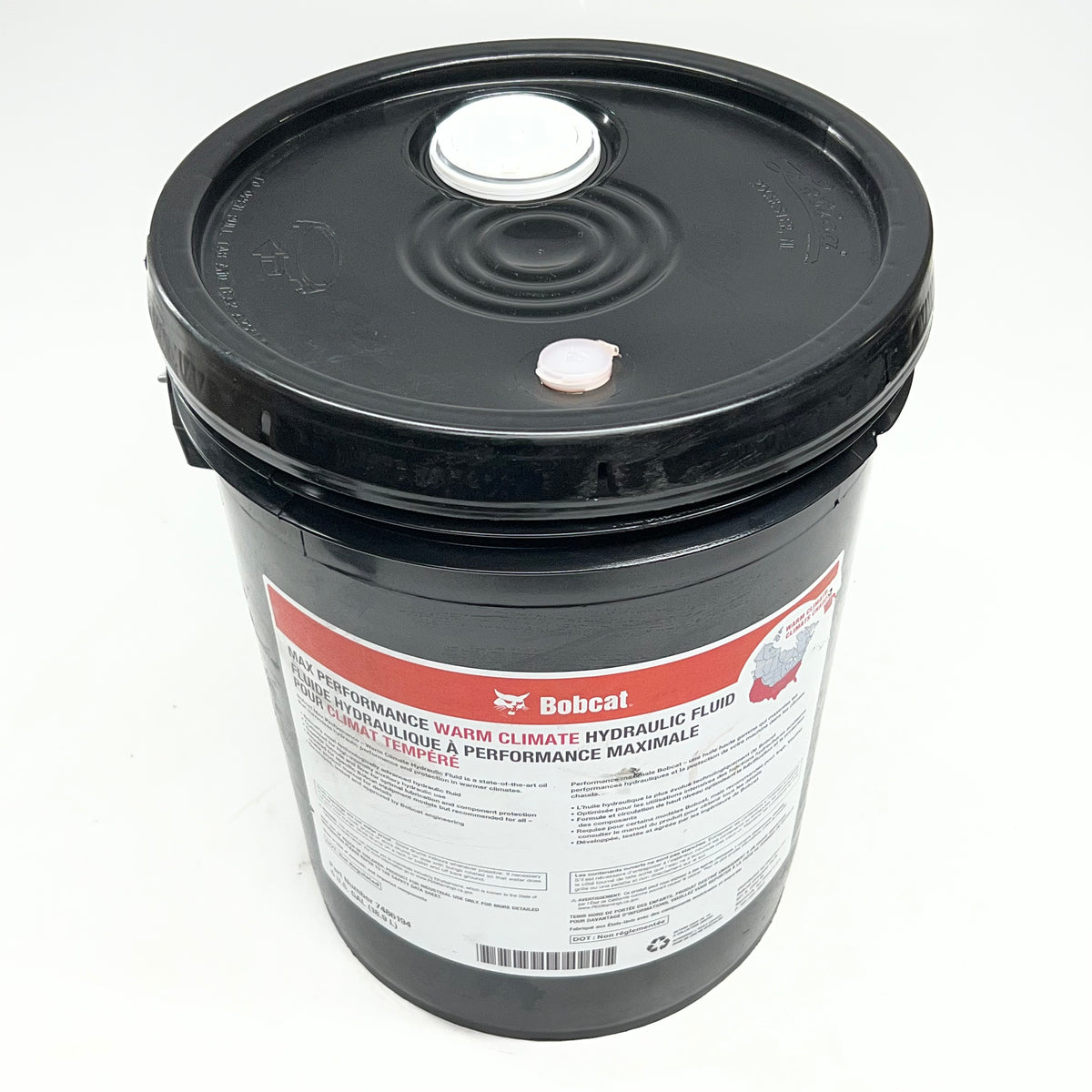 BOBCAT Max Performance Warm Climate Hydraulic Fluid 5 Gal. 7486194