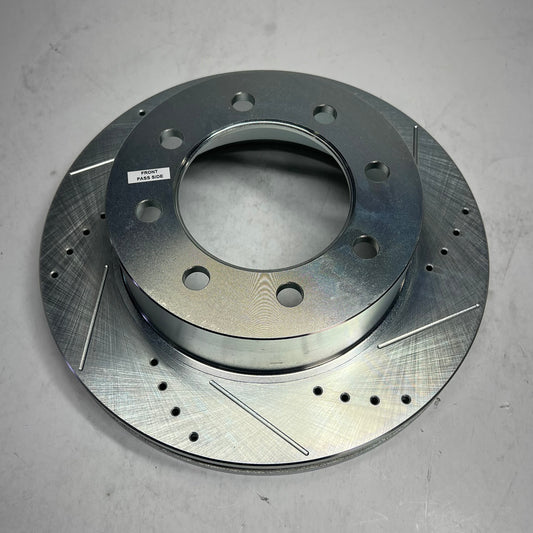 POWER STOP Disc Rotor Drilled & Slotted Front Right Passenger Side AR8771XR