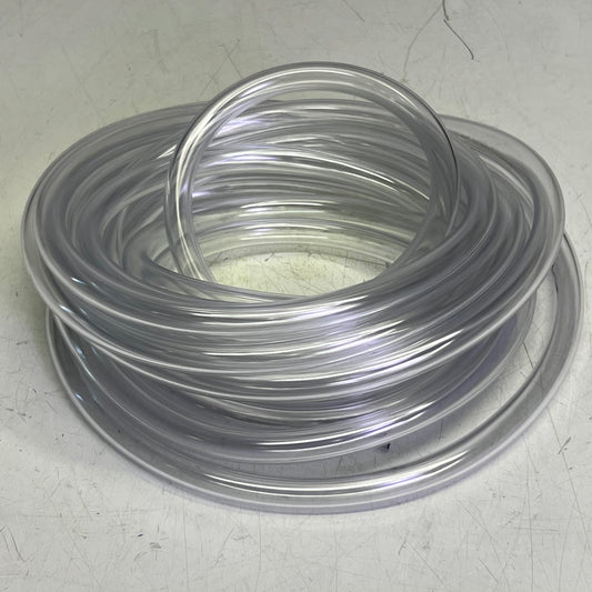MASTERKLEER PVC Pvc Tubing Clear Sz 25'L x 10mm inside x 14mm outside T0394079156-25