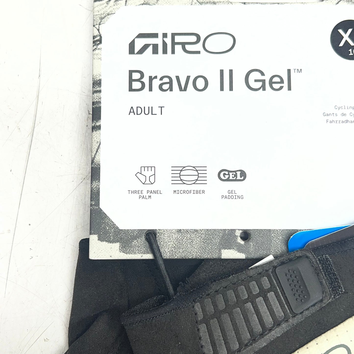 GIRO Bravo Ii Gel Cycling Gloves for Daily Riding  Men's Sz XL Stone 7200641