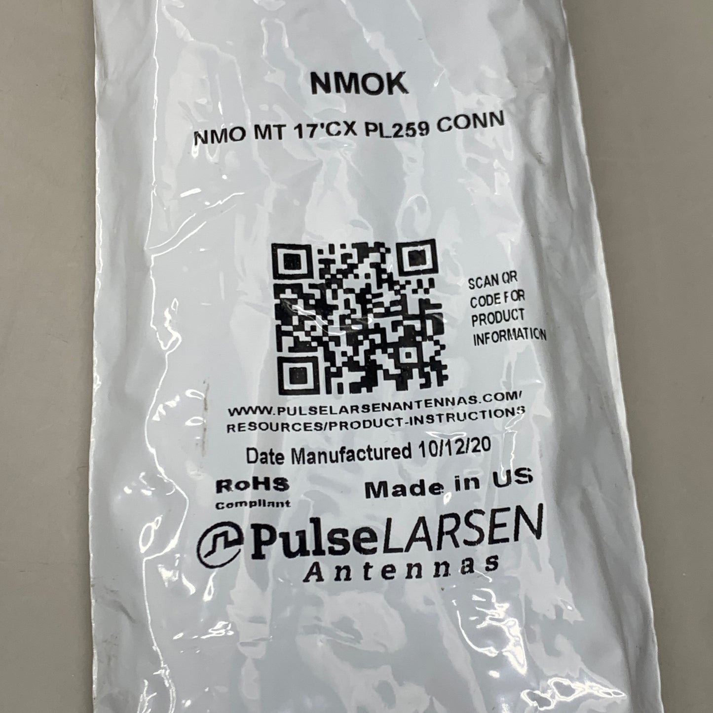 PULSE NMO Mount 17 Foot CX (RG-58U) With UHF Male/PL259 Connector NMOK