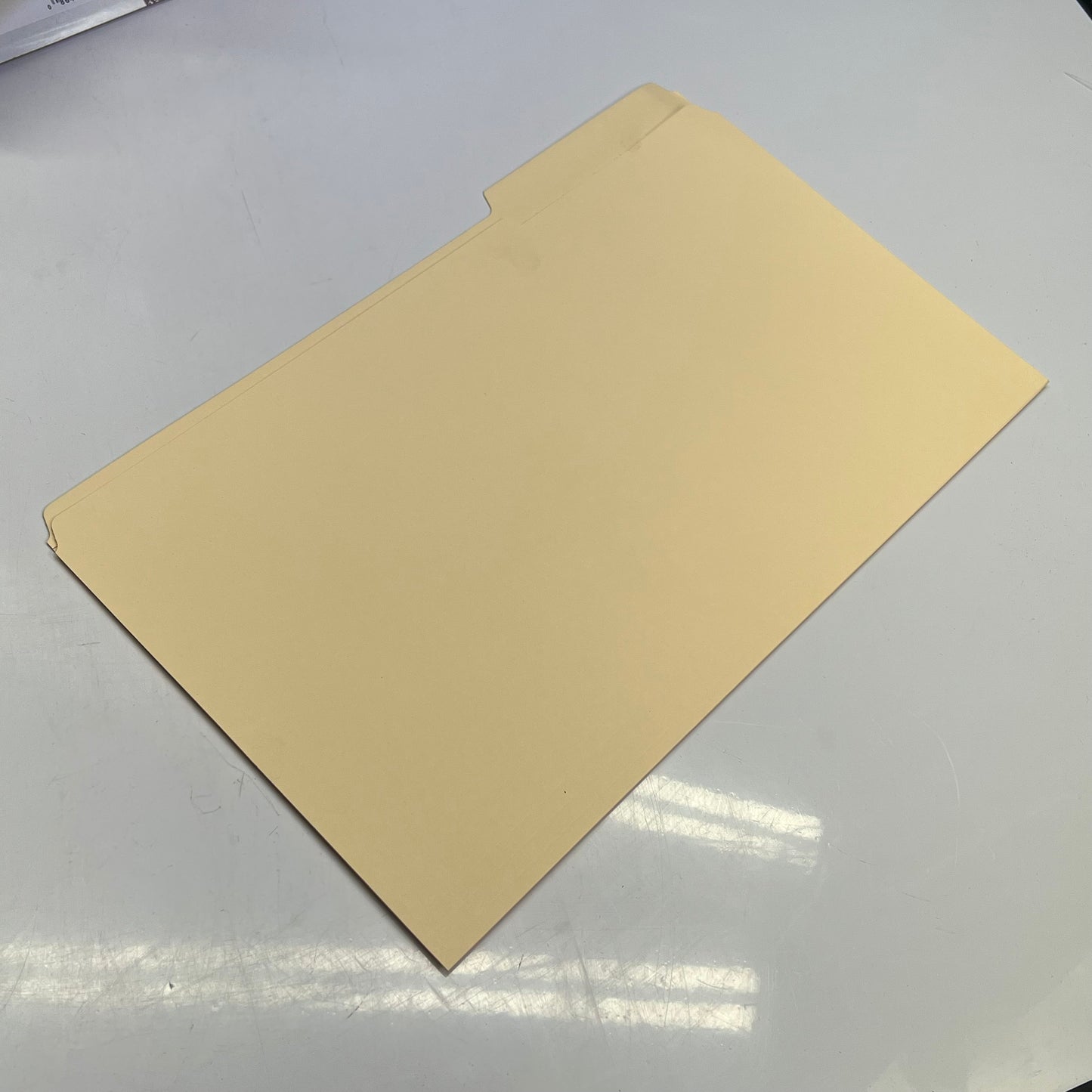 ZA@ SMEAD File Folders W/ Reinforced Tab Legal Sz 8.50"Wx14" L Sheet Sz Manila 15337