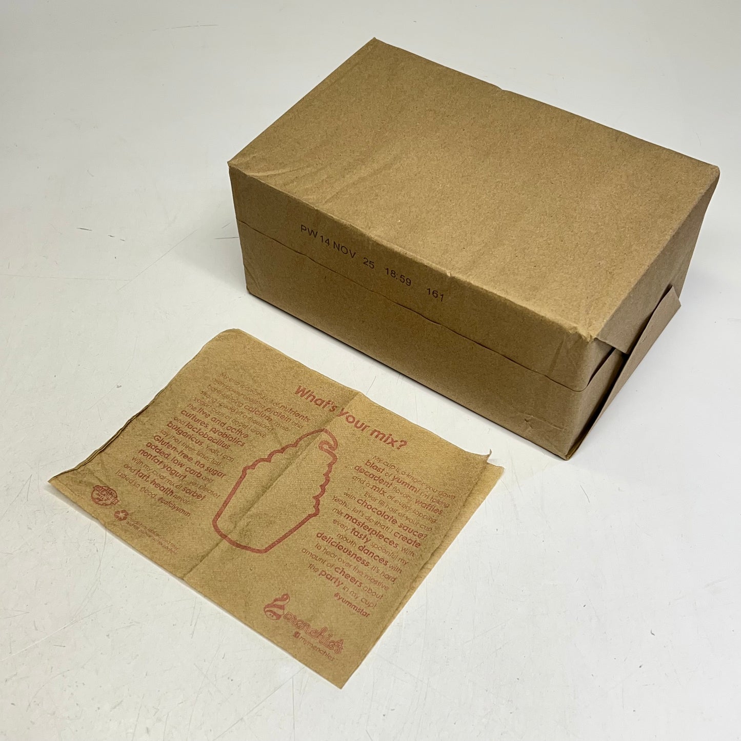 ZA@ MENCHIES (6000 NAPKINS) Company Paper Napkins 8"x6" Brown/Pink Z65350D2 (New |Other)