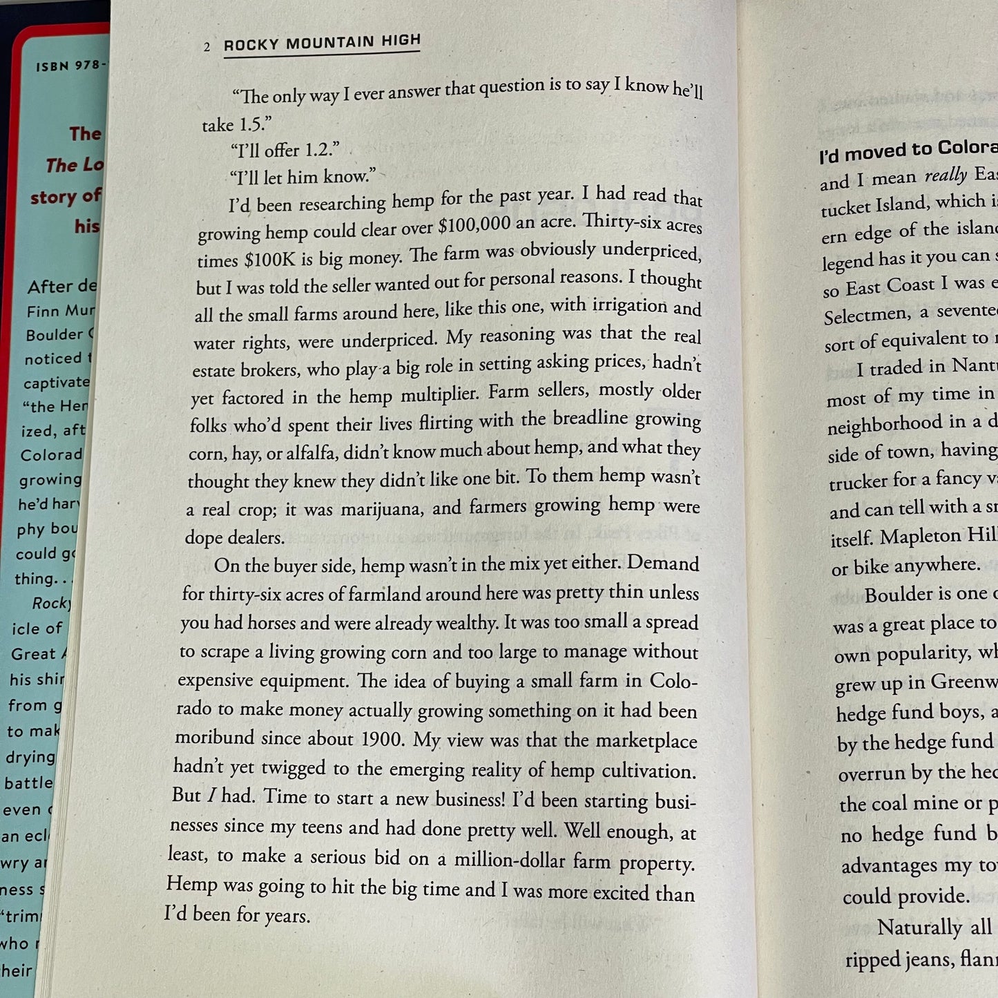 ROCKY MOUNTAIN HIGH A Tale Of Boom And Bust In The New Wild West, By Finn Murphy 52795