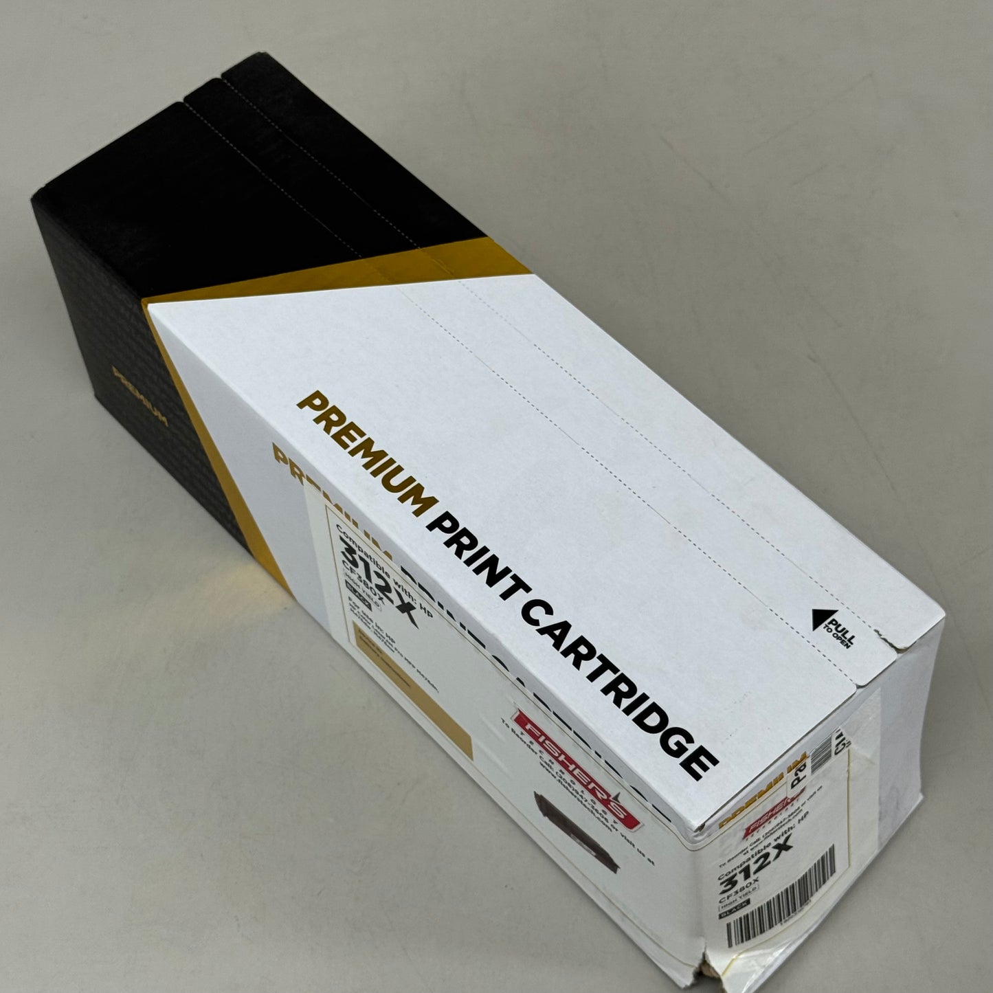 FISHER'S TECHNOLOGY  High Yield Premium Print Cartridge  Black CF380X (New Other- Distressed Packaging)