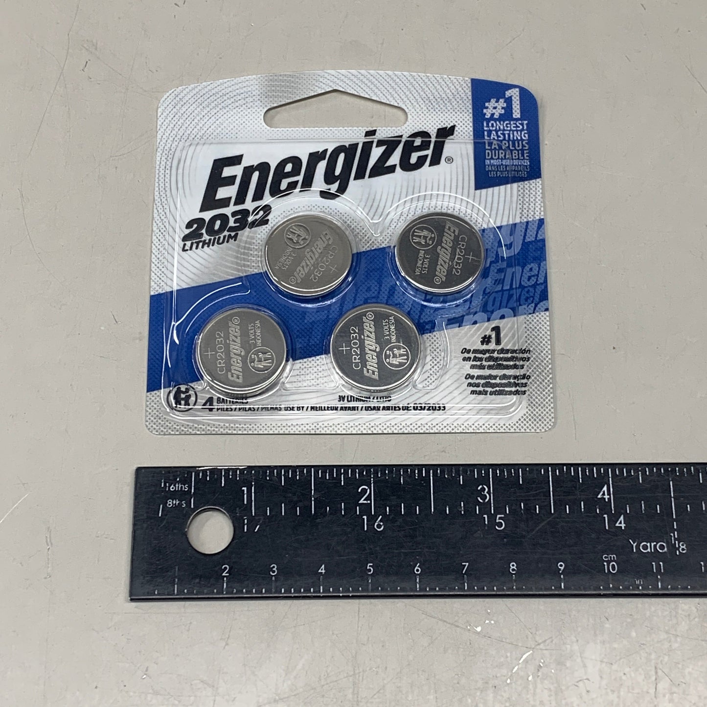 ZA@ ENERGIZER (2 PACK, 8 Total Batteries) 2032 Lithium Coin Battery for Key FOB 851179 C