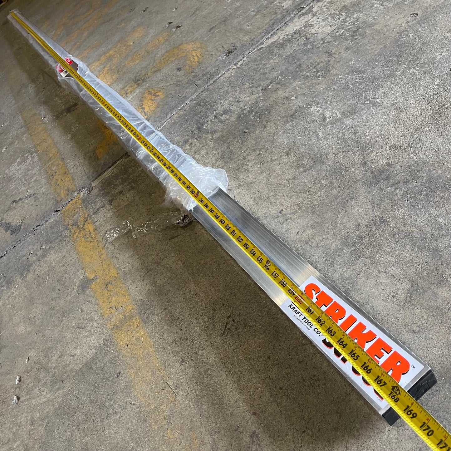 KRAFT TOOL CO. Striker Screed 168”x3-1/2”x1-1/2” ALUMINUM CC612AL