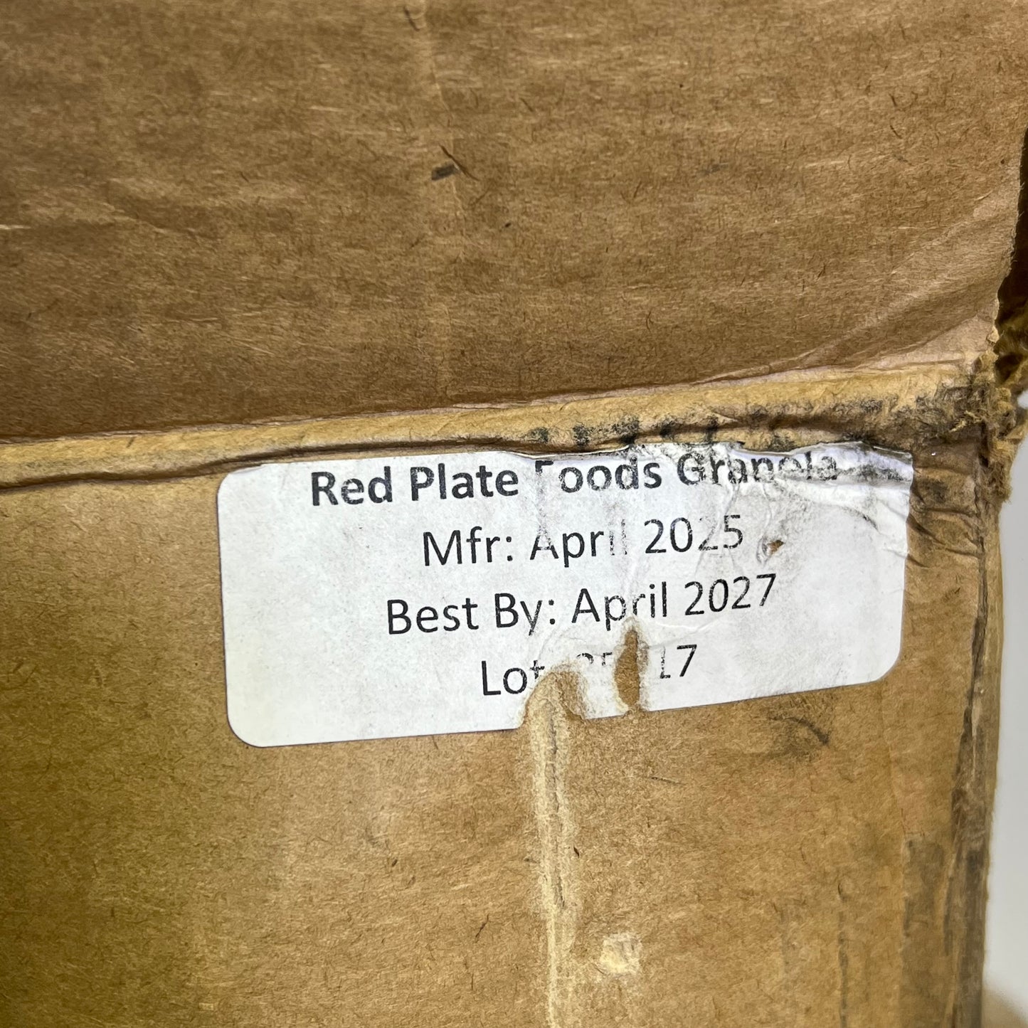 RED PLATE FOODS (25 LB BAG) Salted Caramel Granola Gluten Free BB 04/27