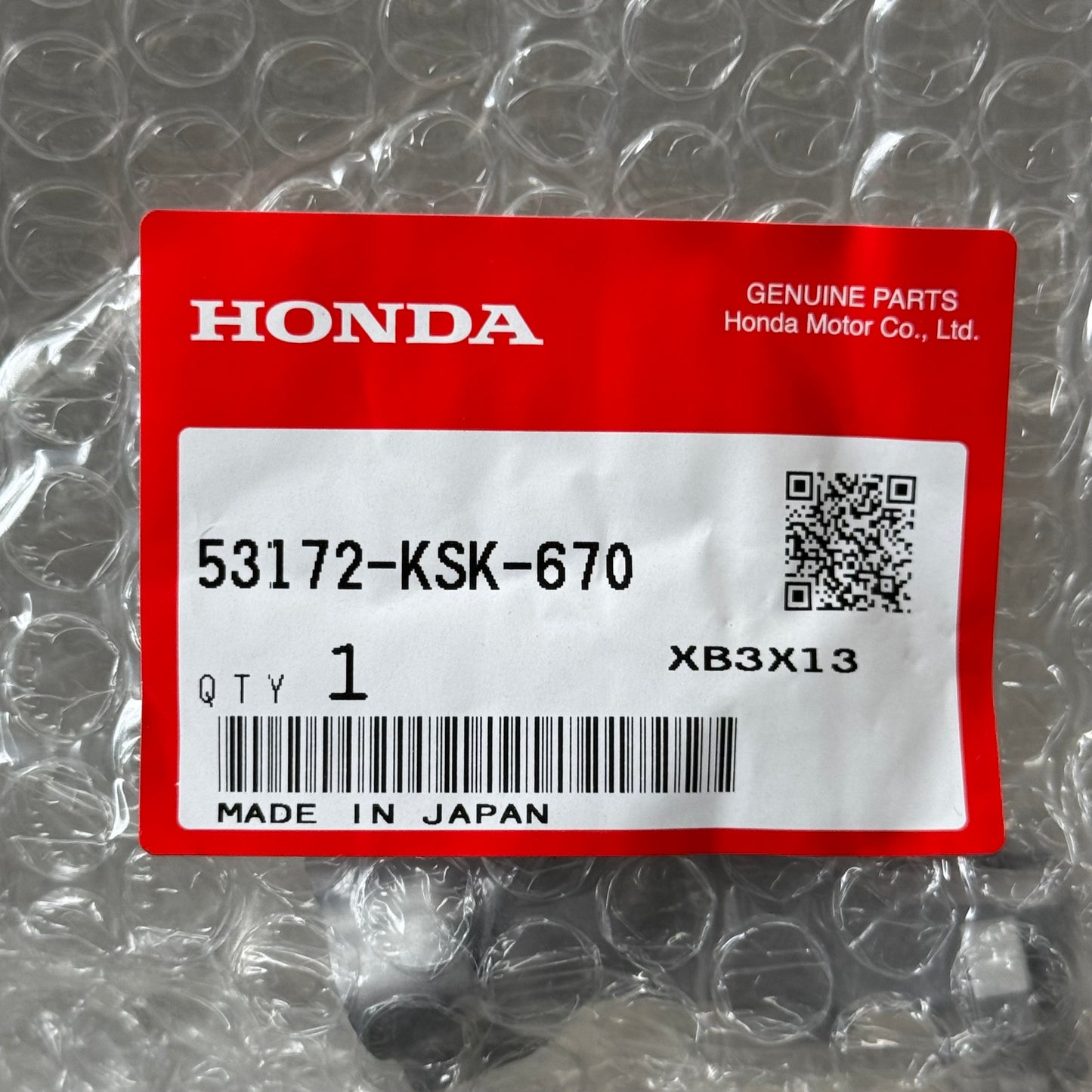 HONDA Handle Lever Bracket L. CR250 CRF110F CRF250R CRF450R OEM 53172-KSK-670