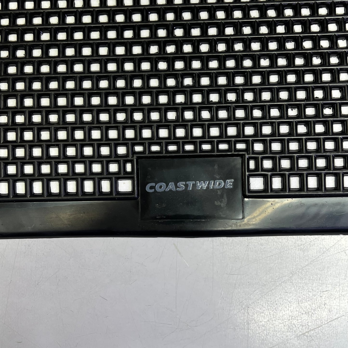 COASTWIDE (6 PACK) Professional Toilet Floor Mat 17.5"x20.5"  Black CW24768