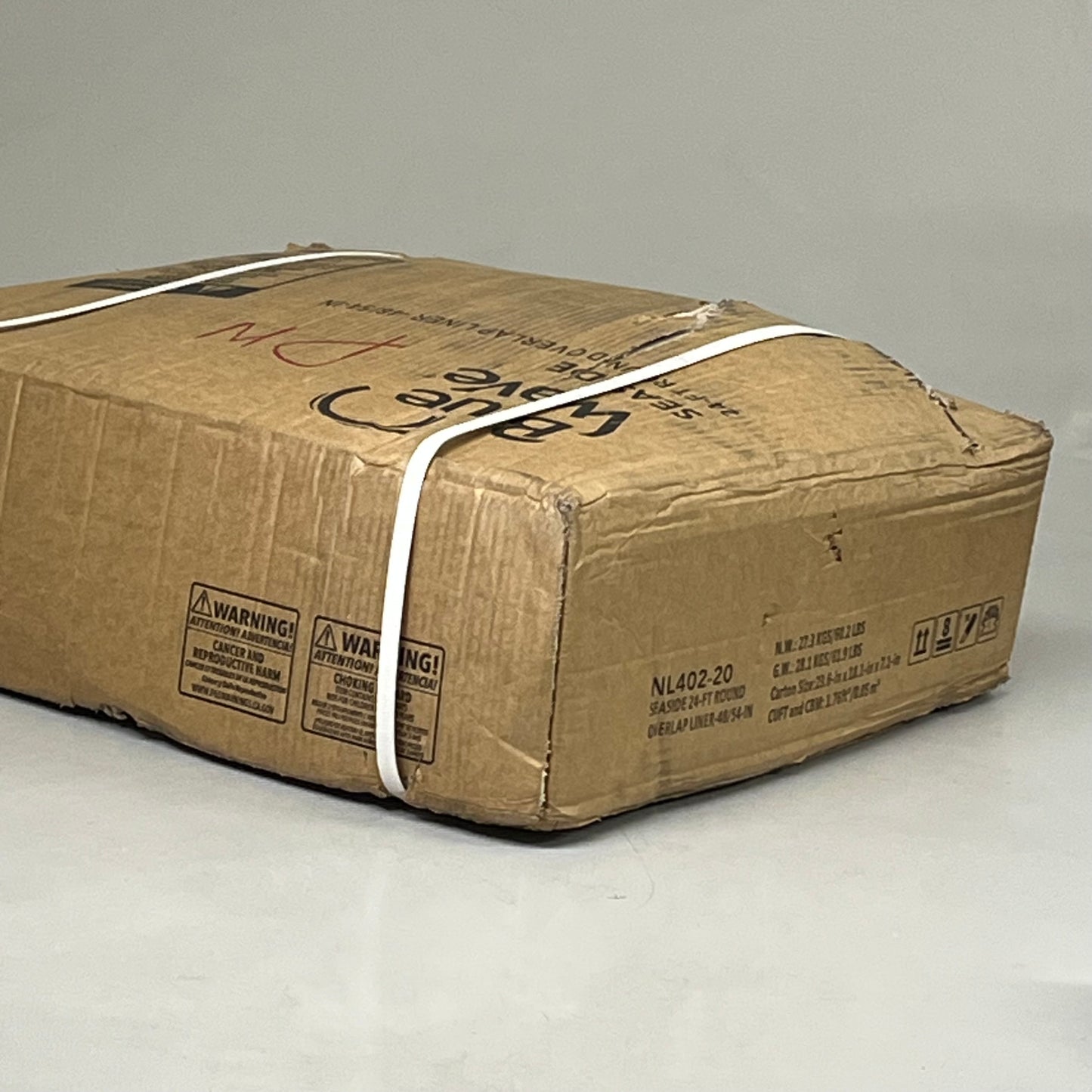 BLUE WAVE Sea Side Standard Gauge Round Overlap Pool Liner 24ft 48/54" NL402-20