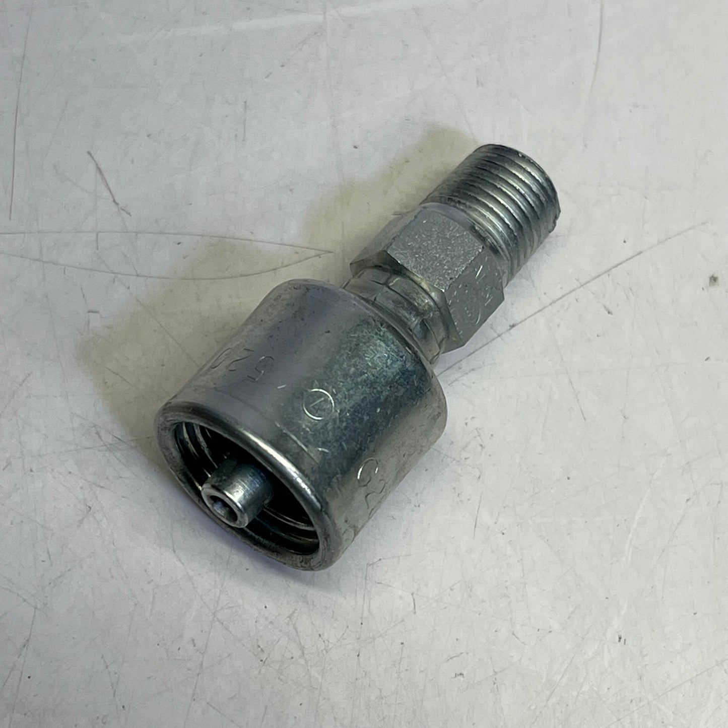 GATES (2 PACK) Male Pipe (nptf 30° Cone Seat) Coupling  1/4" x 2.17" G25100-0404