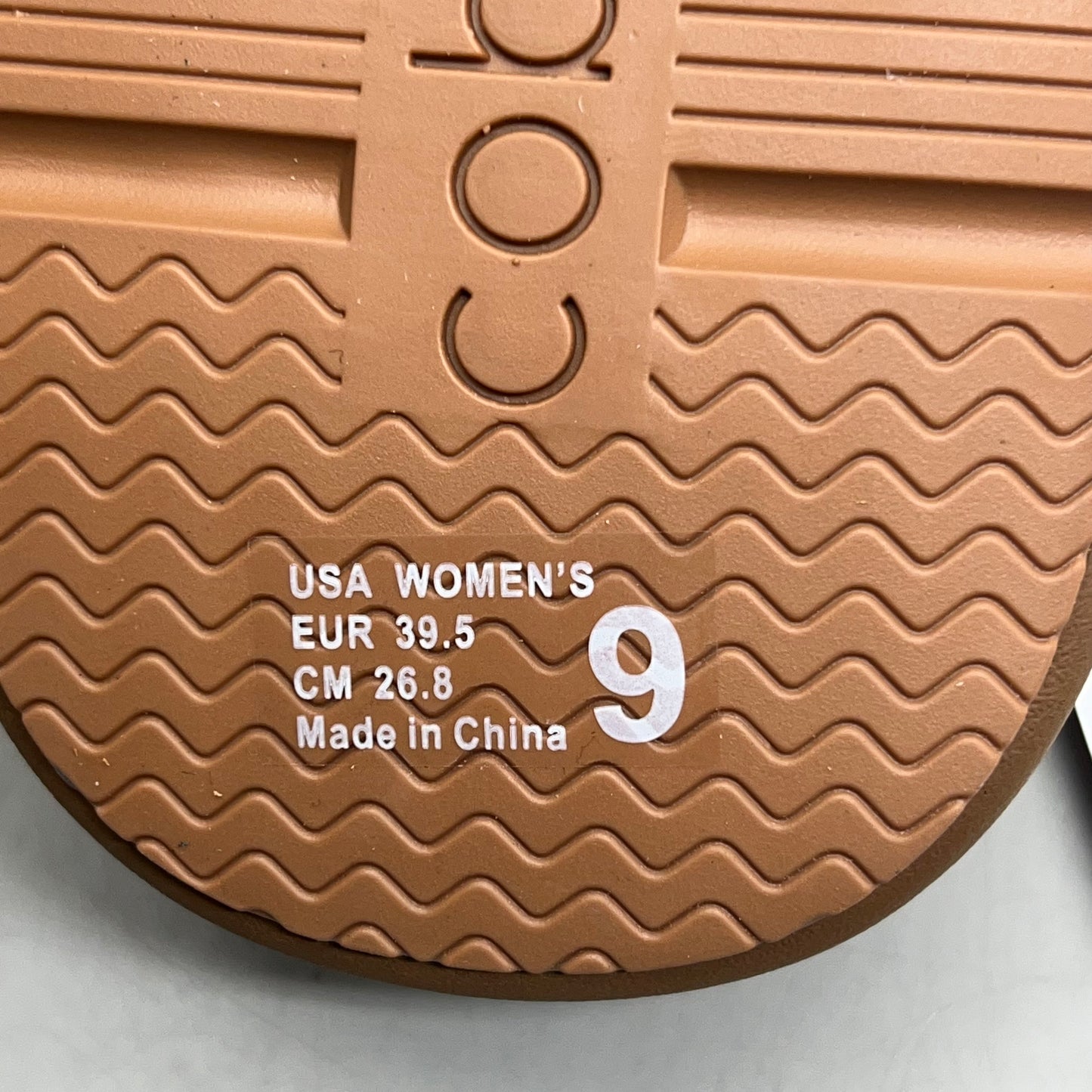 COBIAN Palmilla Braided Synthetic Leather Strap Sandals Women's Sz 9 EU 39.5 Tan PAL25-230-9