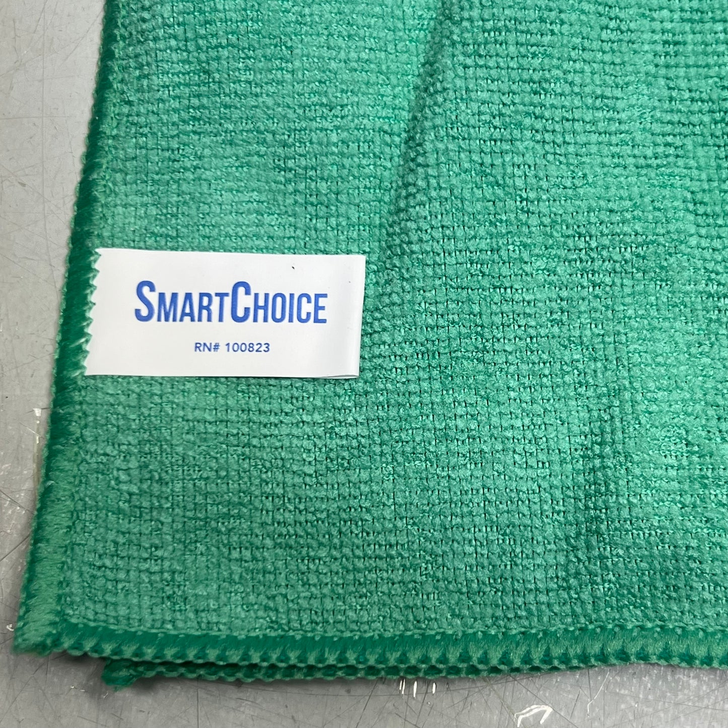 SMARTCHOICE (12 PACK) Microfiber Cloths, Green M915107G