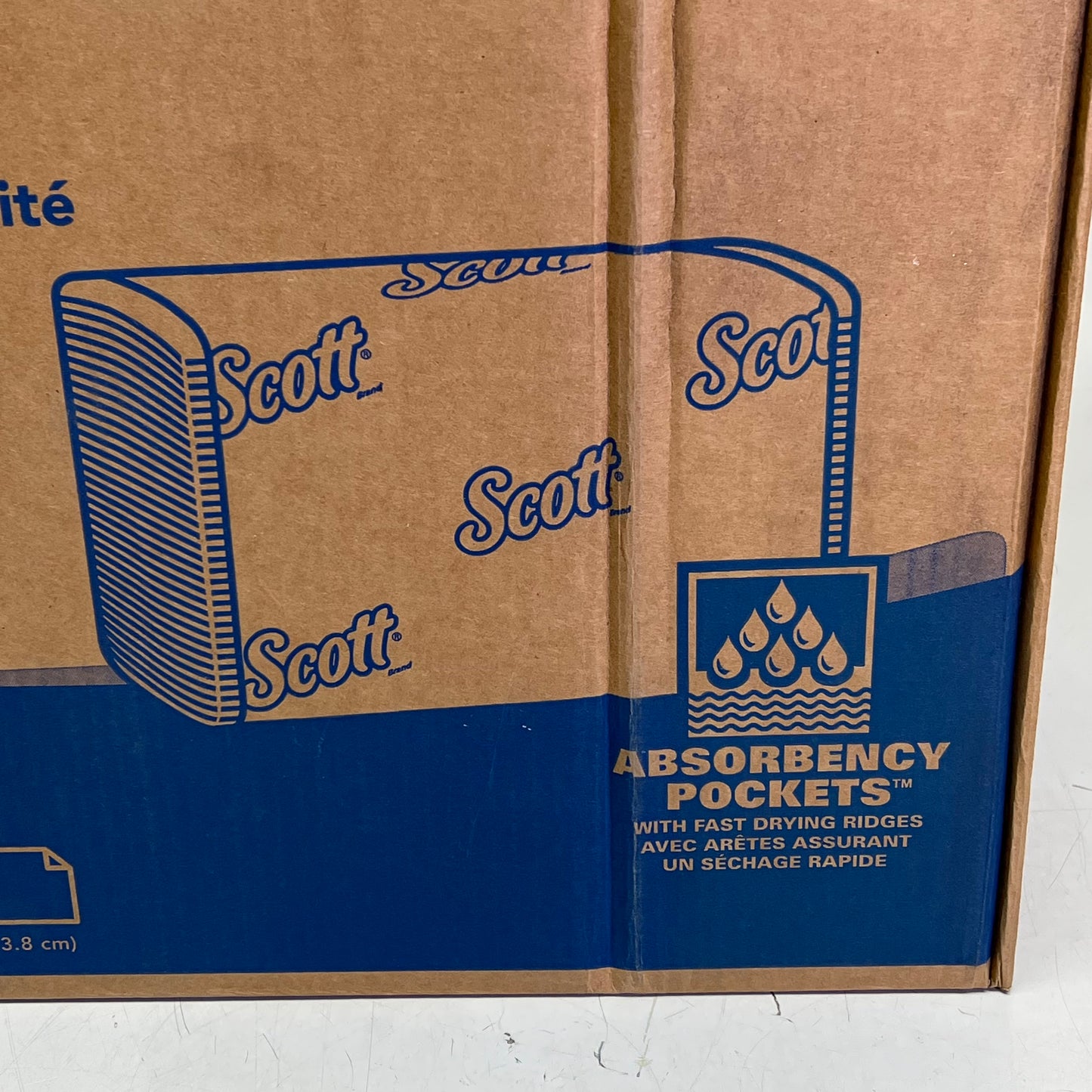 SCOTT (CASE of 4,375 Sheets) Bulk Essential Multifold Paper Towels White 45957