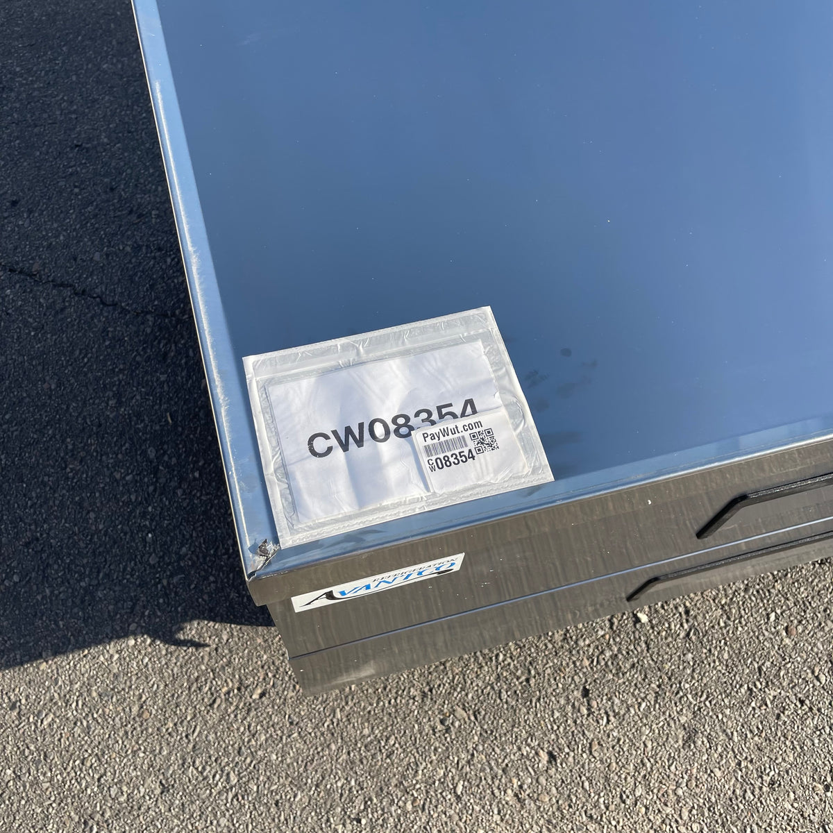 AVANTCO 4-Drawer Refrigerated Chef Base 84”x32”x26 Stainless Steel 178CBE84HC (Good, Damaged Power Cord)
