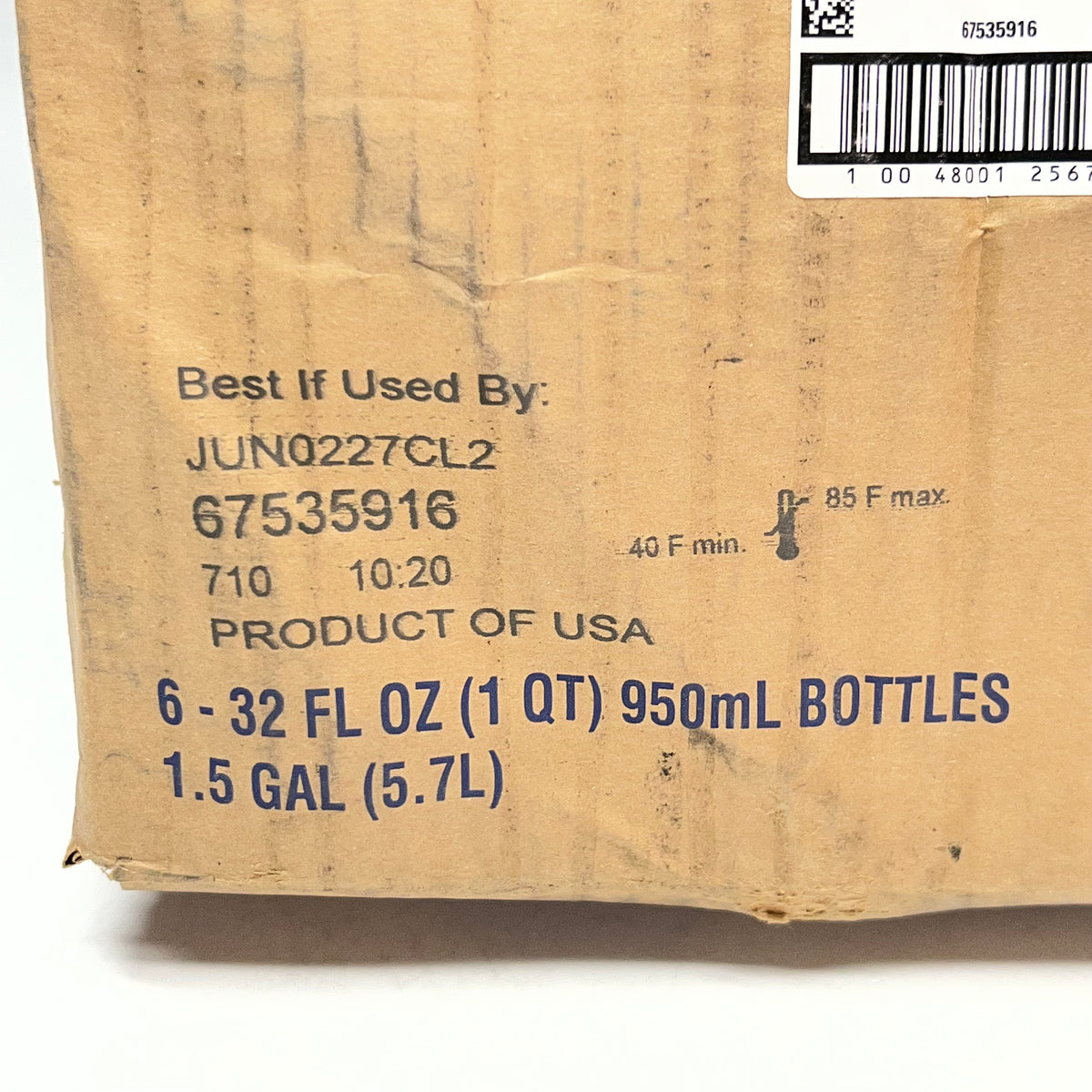ZA@ HELLMANN'S (6 PACK) Italian Salad Dressing Salad Bar Bottles 32 fl oz. BB 06/27 67535916 (New Other, Distressed Box)