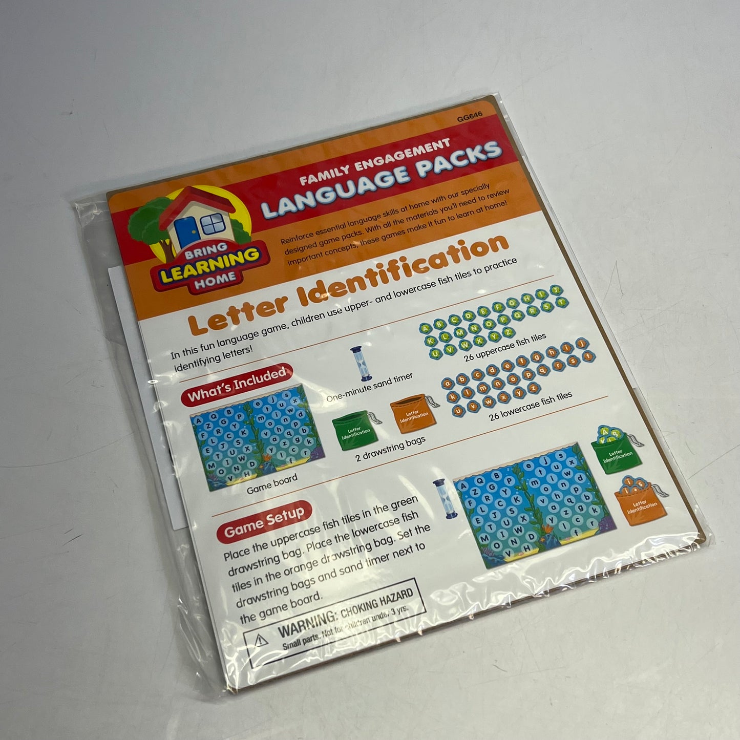 LAKESHORE Letter Identification Family Engagement Pack Ages 3-5 yrs GG646