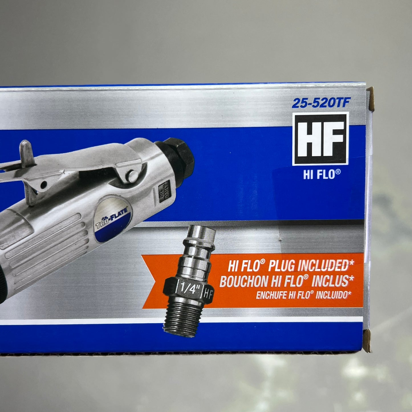 TRU-FLTE Compact Mini Die Grinder W/ HI FLO Plug Included Chrome 25-520TF