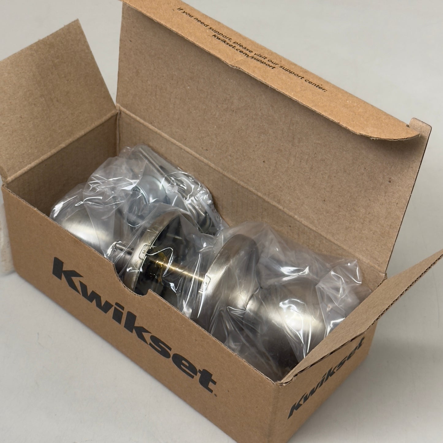 KWIKSET Polo Privacy Door Knob Single Sided Handle Satin Nickel ‎93001-915