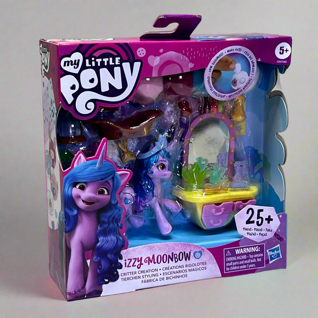 HASBRO My Little Pony Izzy Moon Bow 25+ Pcs Purple