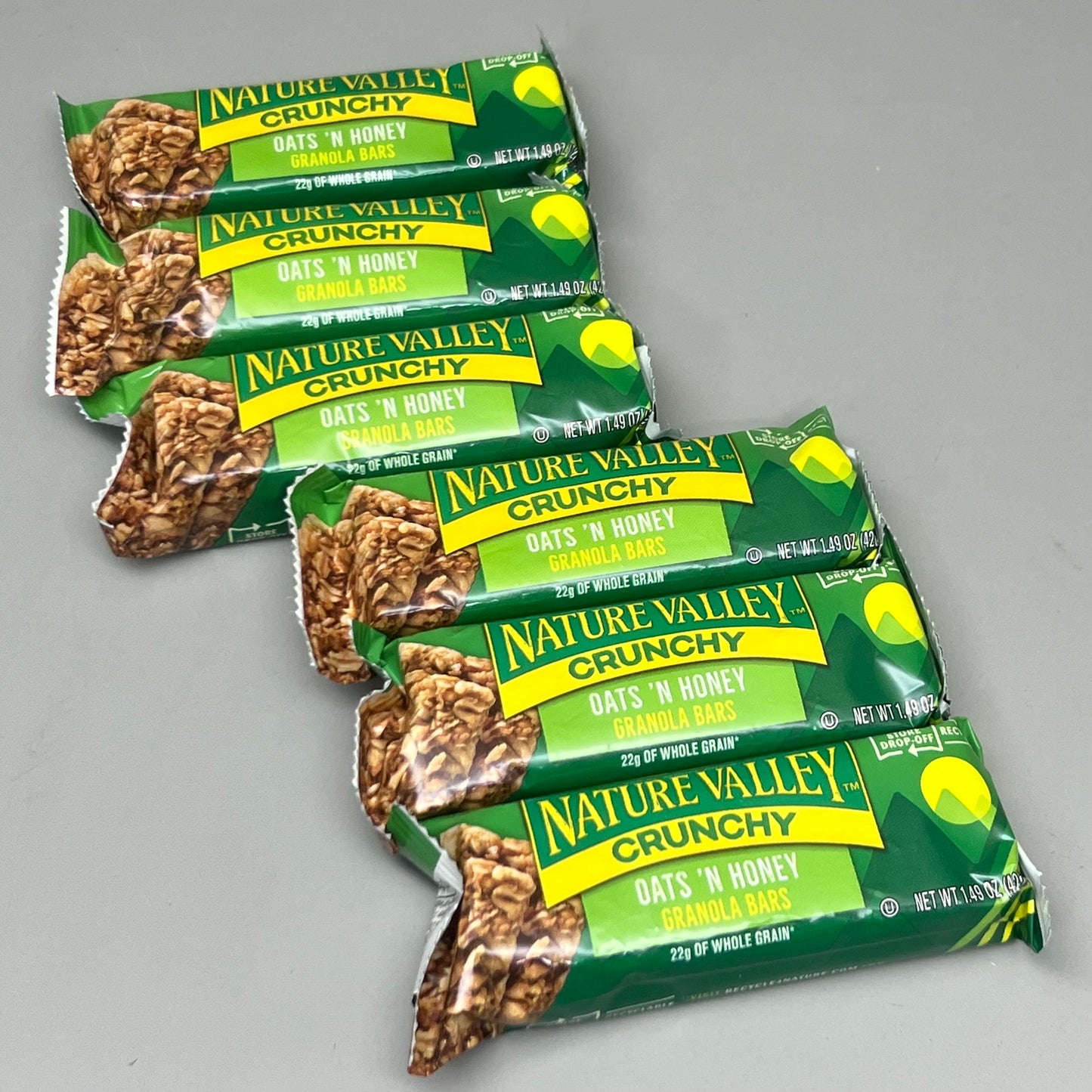 NATURE VALLEY (2 BOXES) Crunchy Oats ’n Honey Granola Bars 8.94oz Exp 12/24